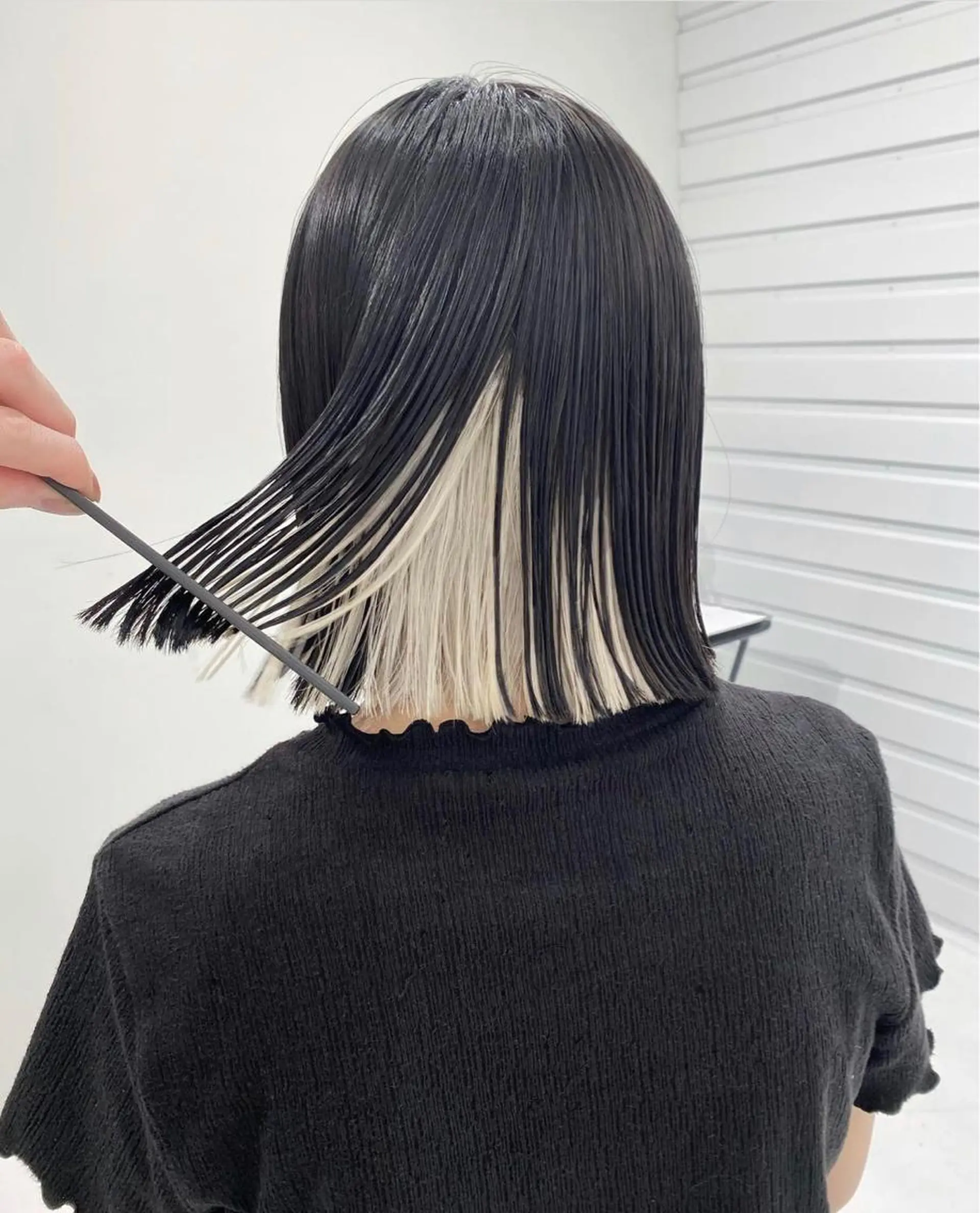 ショート カラー ヘアアレンジ ブロンド ホワイトブロンド 【姫カット】 ナカムラコウキのヘアスタイル