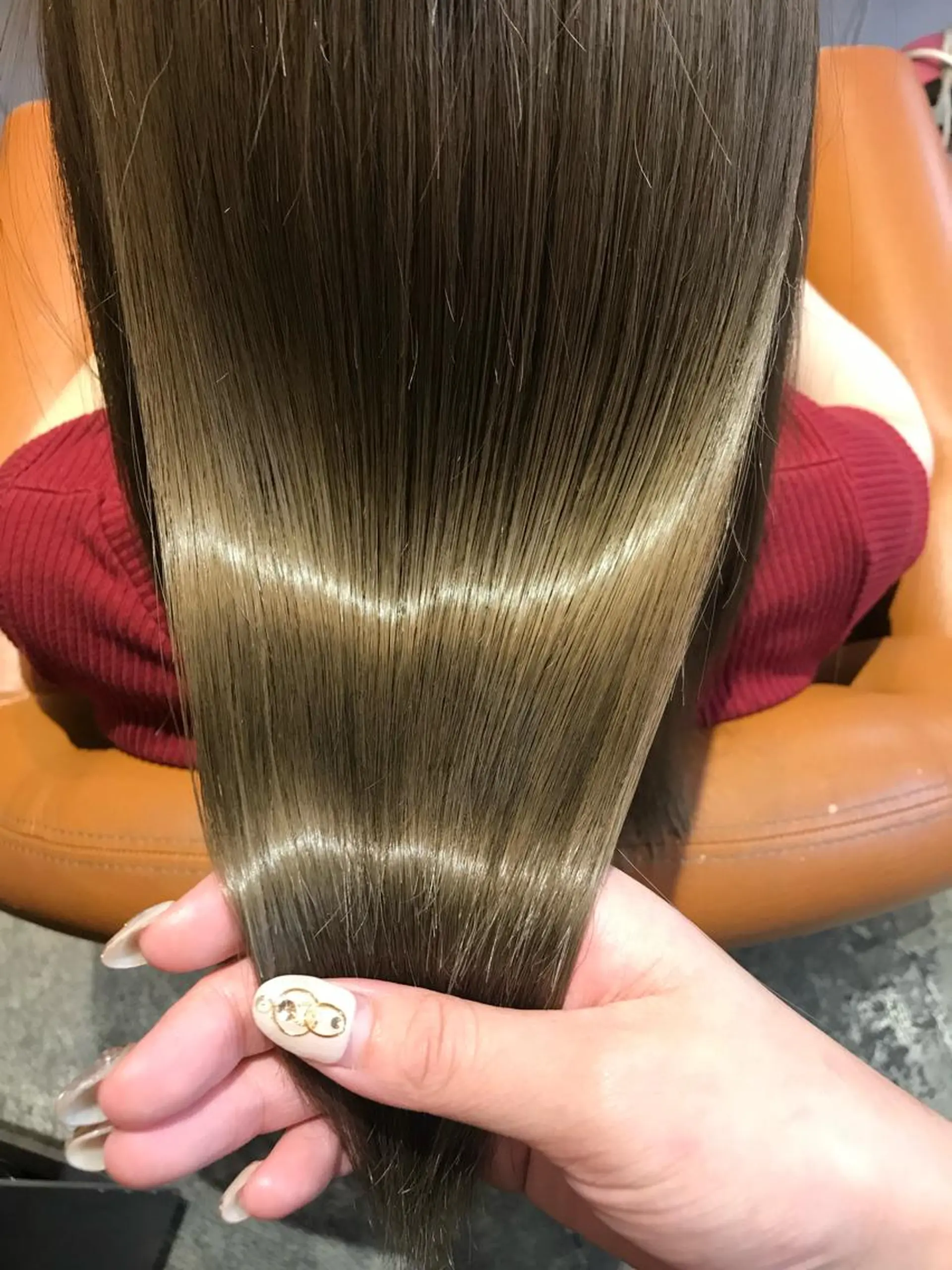 ロング カラー 髪質改善×矯正🫧 韓国ヘアasamiのヘアスタイル