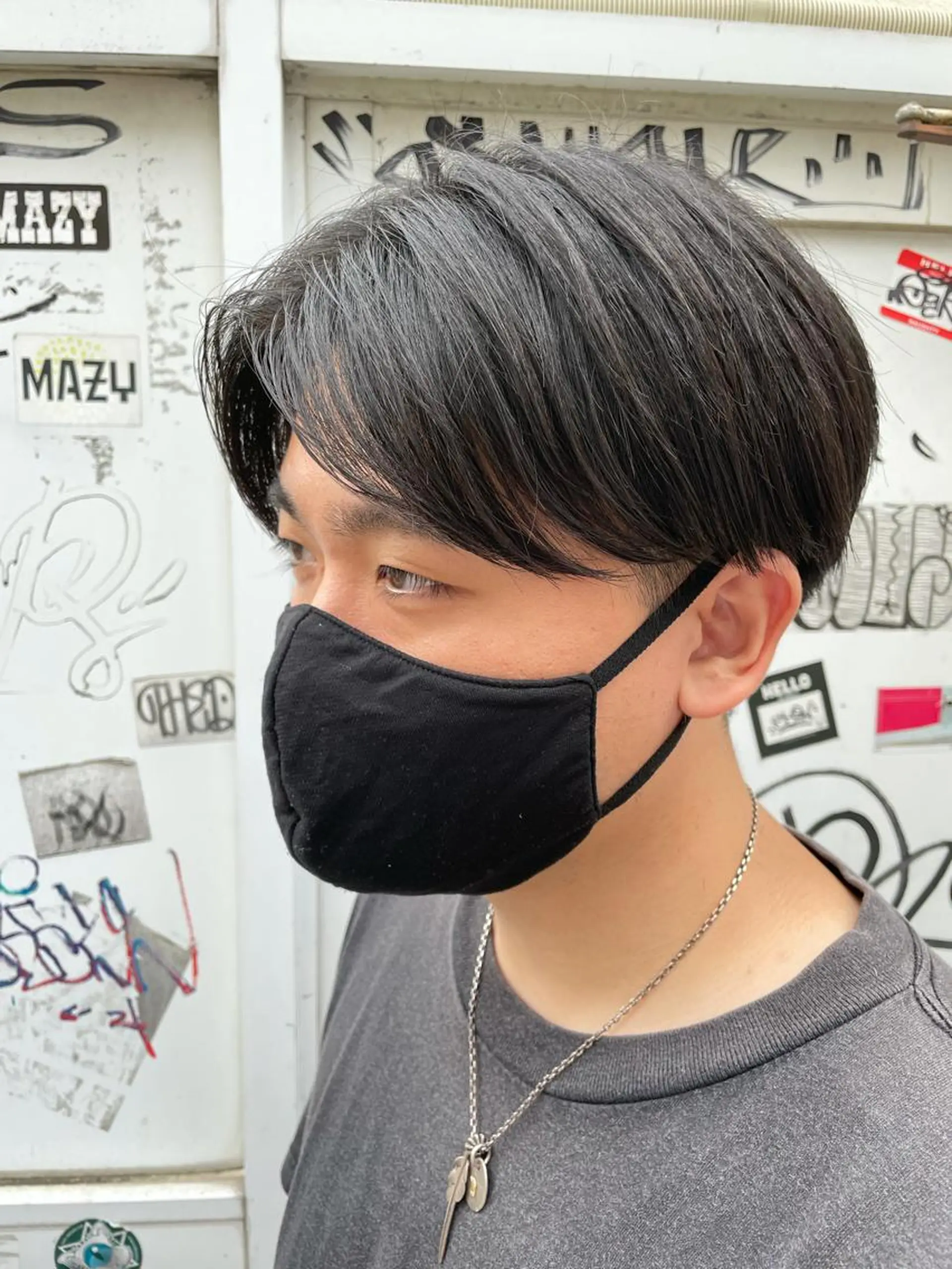 ショート メンズ センターパート 【東北メンズヘア1 位受賞🥇】本間祐太のヘアスタイル