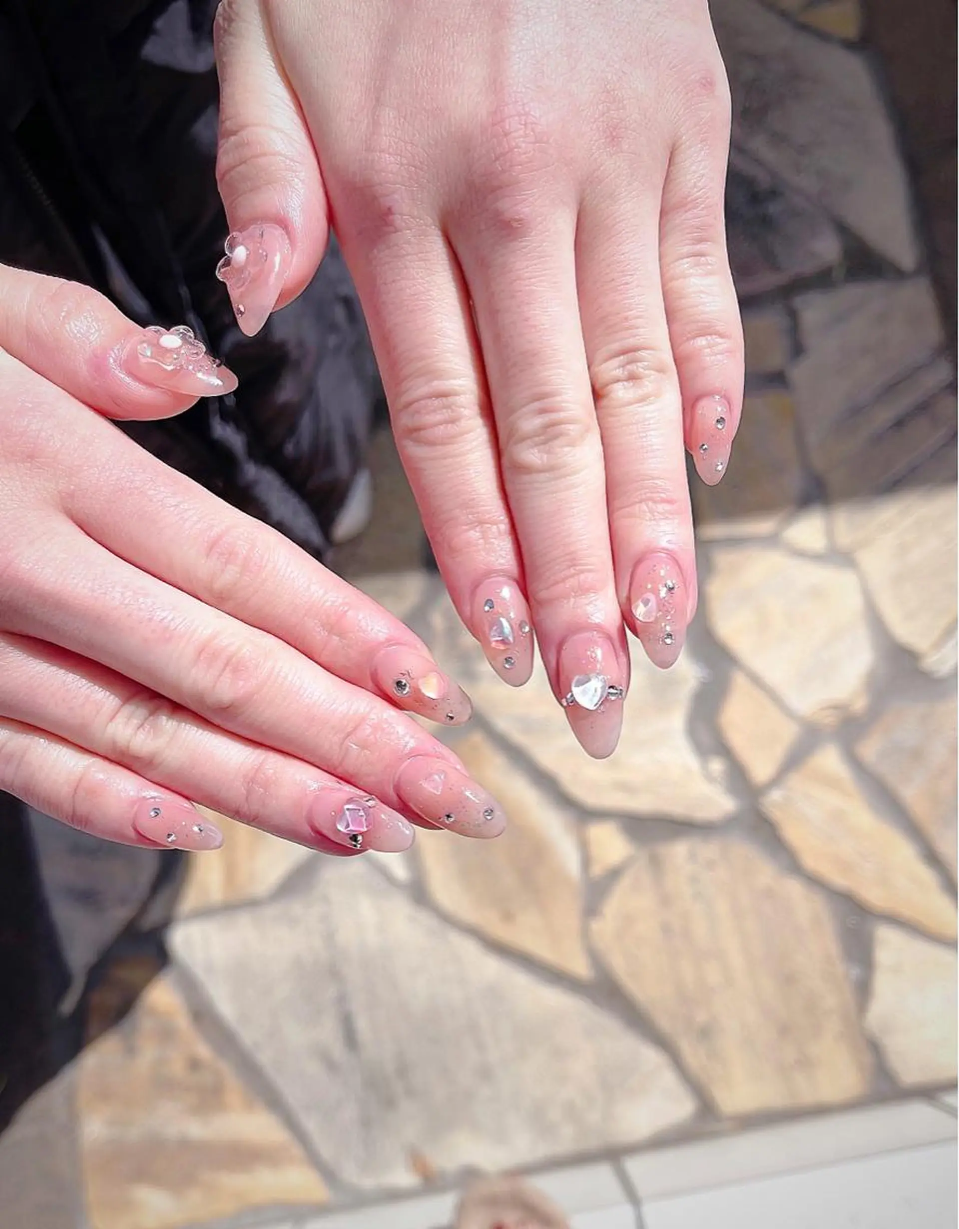 ミディアム めぐみのネイルサロン スタッフ練習のネイルデザイン