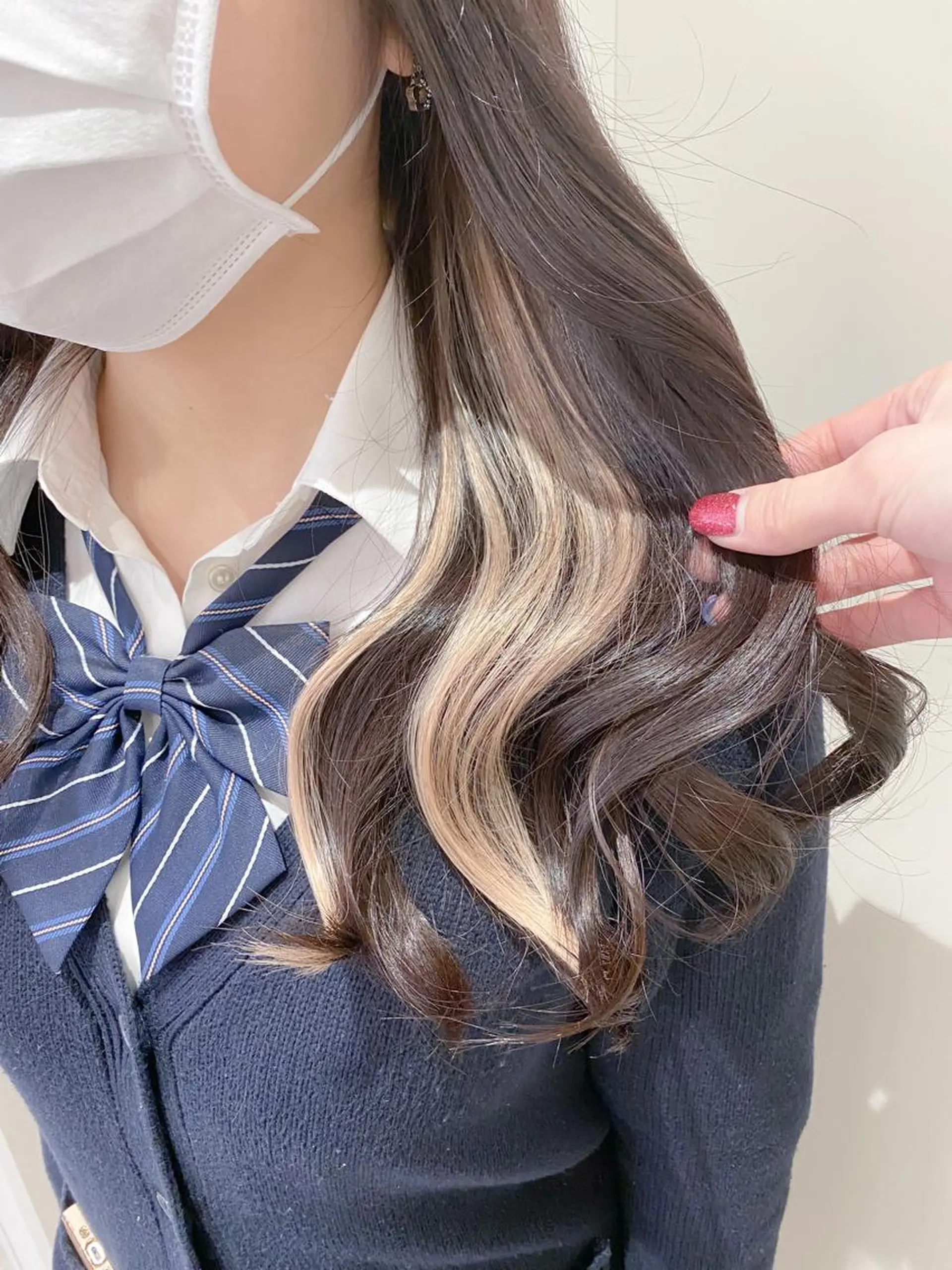 セミロング その他 横浜🍒ルーツカラー エクステ／RIEのヘアスタイル