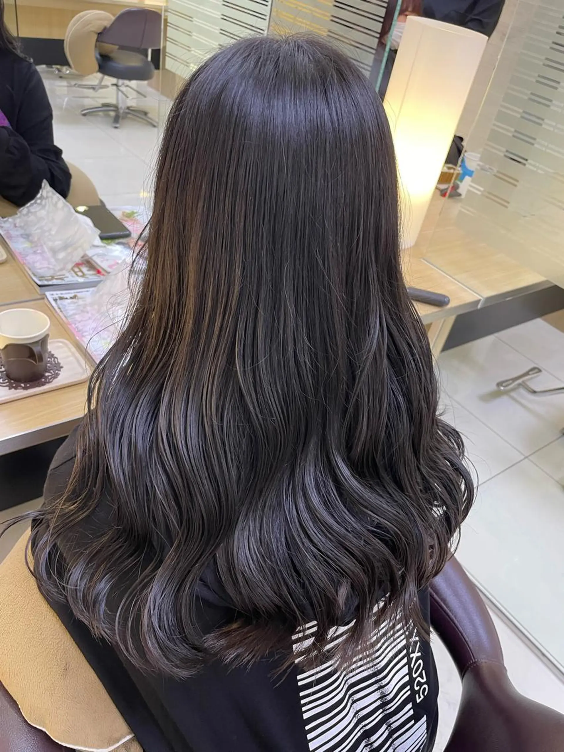 ロング カラー 透明感カラー シルバー コノミ/ アイリスト まつパ/大船 鎌倉のマツエク・マツパデザイン