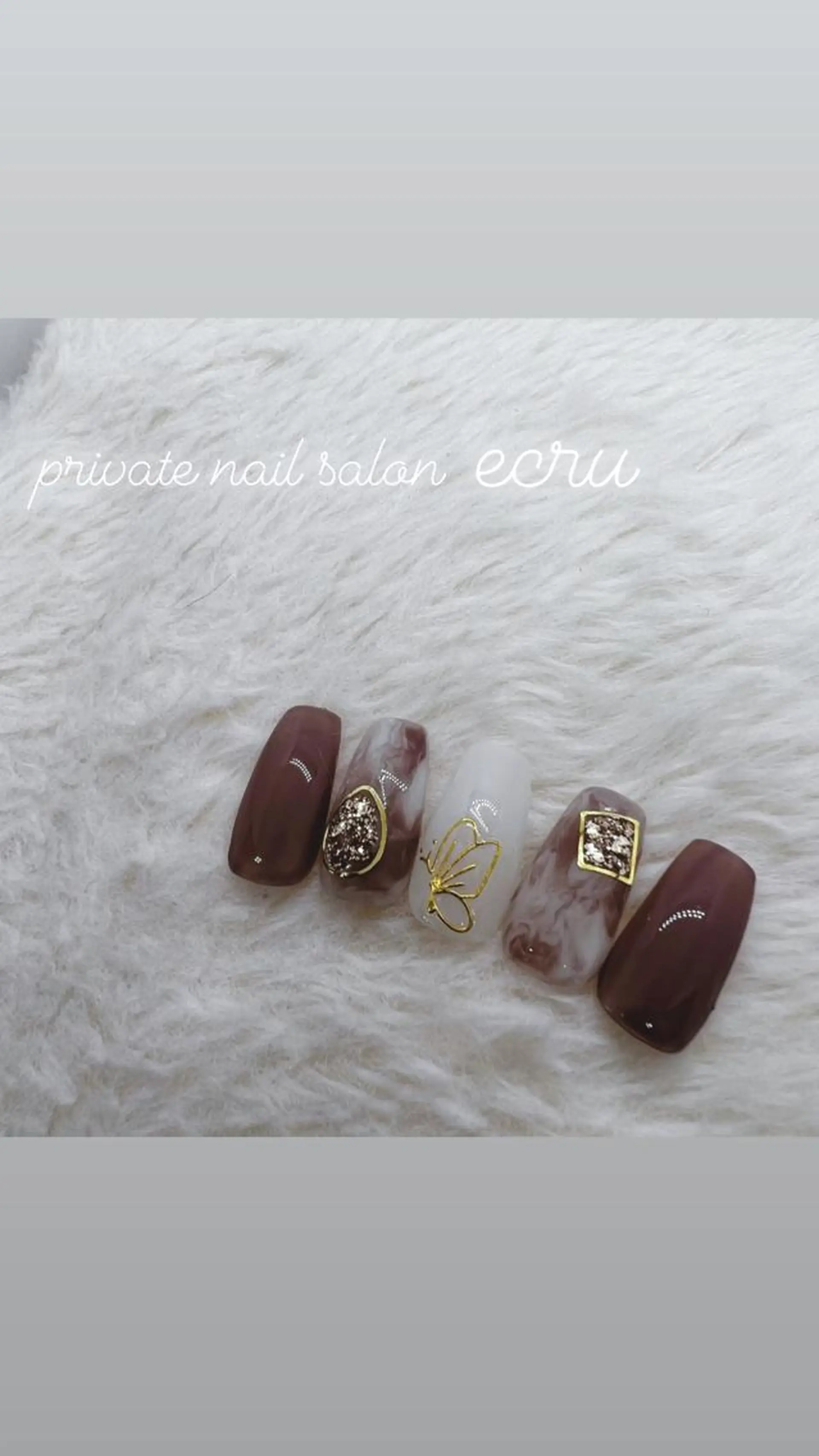 ネイル ecru エクリュのネイルデザイン