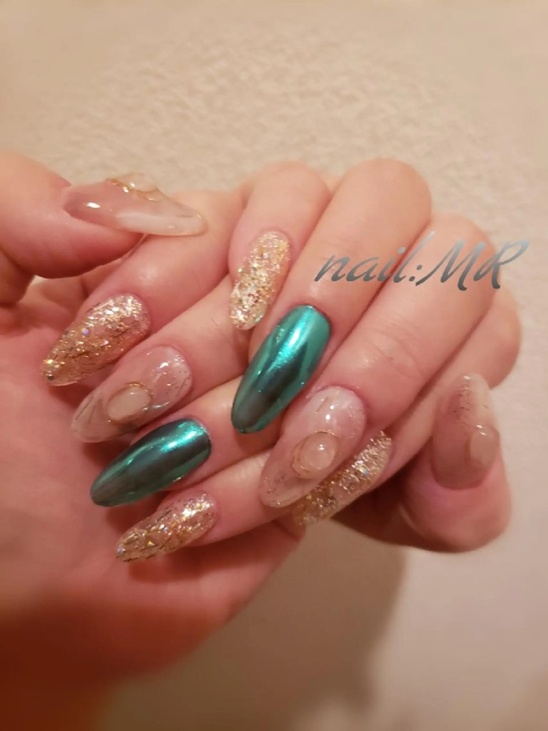 ネイル アートネイル ミラーネイル ニュアンスネイル スカルプネイル ハンドネイル Nail salon Coco【溝の口駅】のネイルデザイン