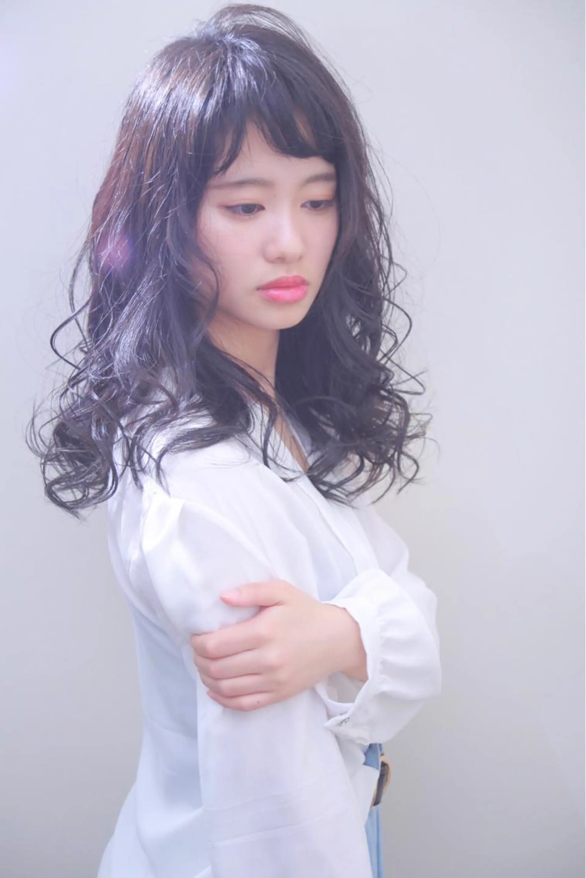 ロング 伊藤 裕貴のヘアスタイル