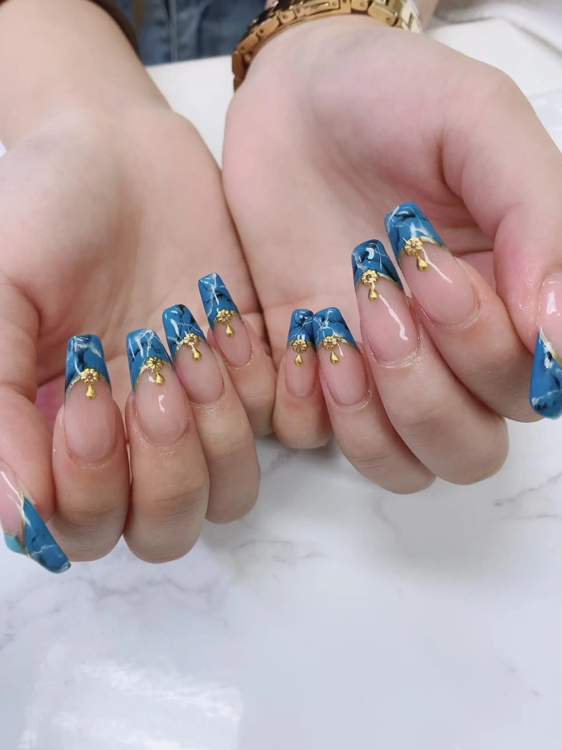 セミロング JNA認定講師🌸 RIEのネイルデザイン