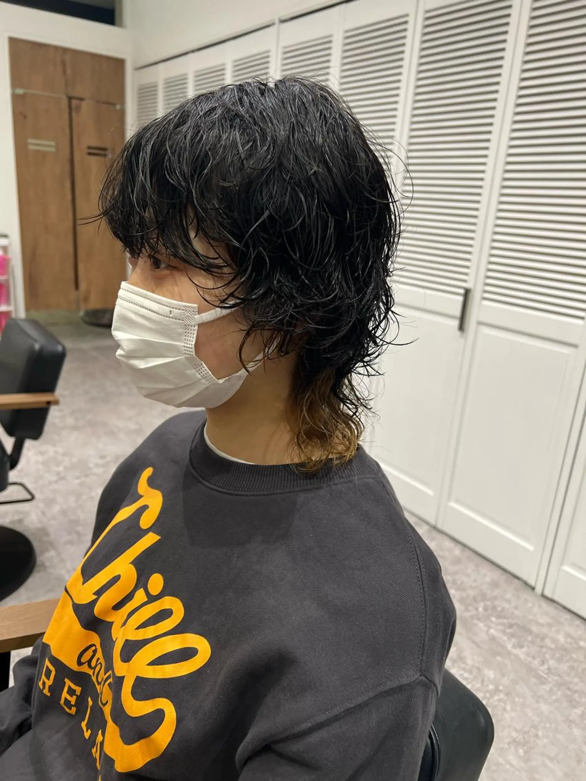 ショート カラー パーマ marble by KENJEのヘアスタイル