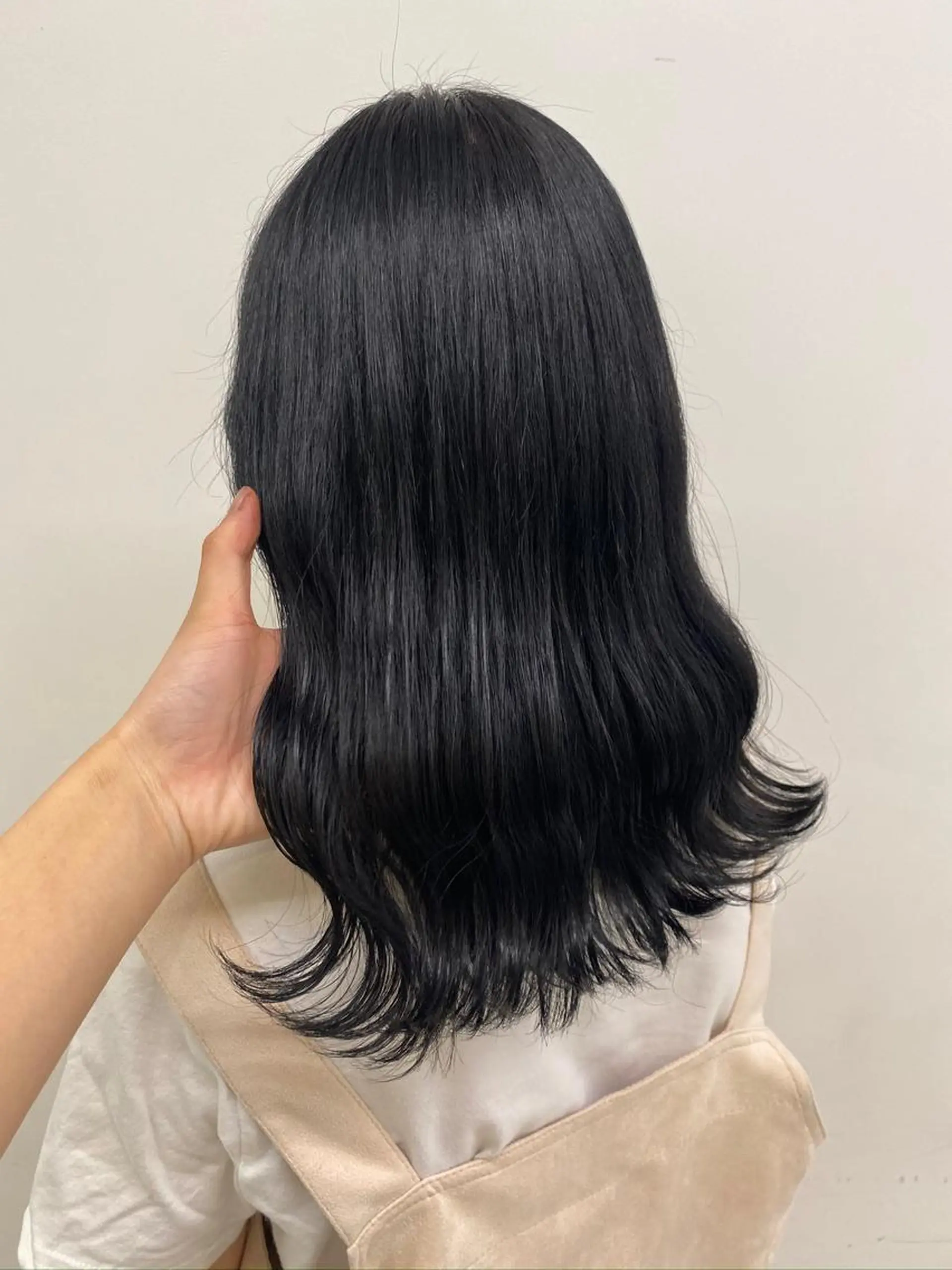 セミロング カラー ヘアアレンジ 🌷FUKA🌷 まろやかハイトーンのヘアスタイル