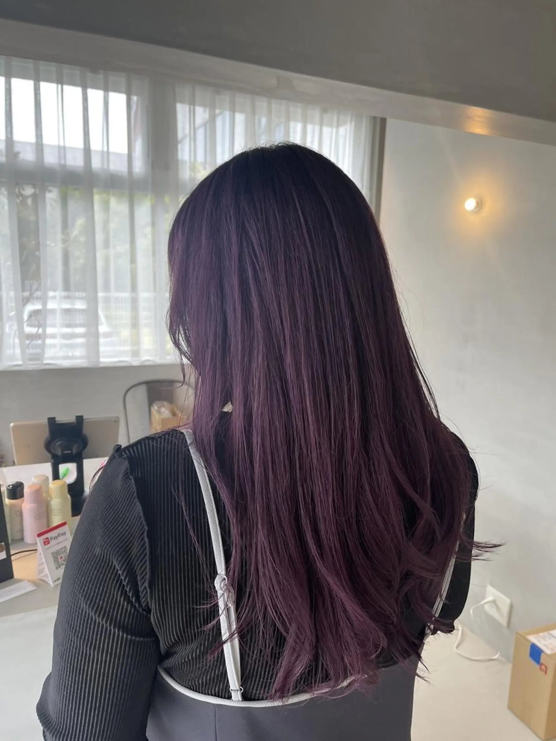 ロング カラー ヘアカラー yuto /ブリーチ /艶カラー/縮毛矯正のヘアスタイル