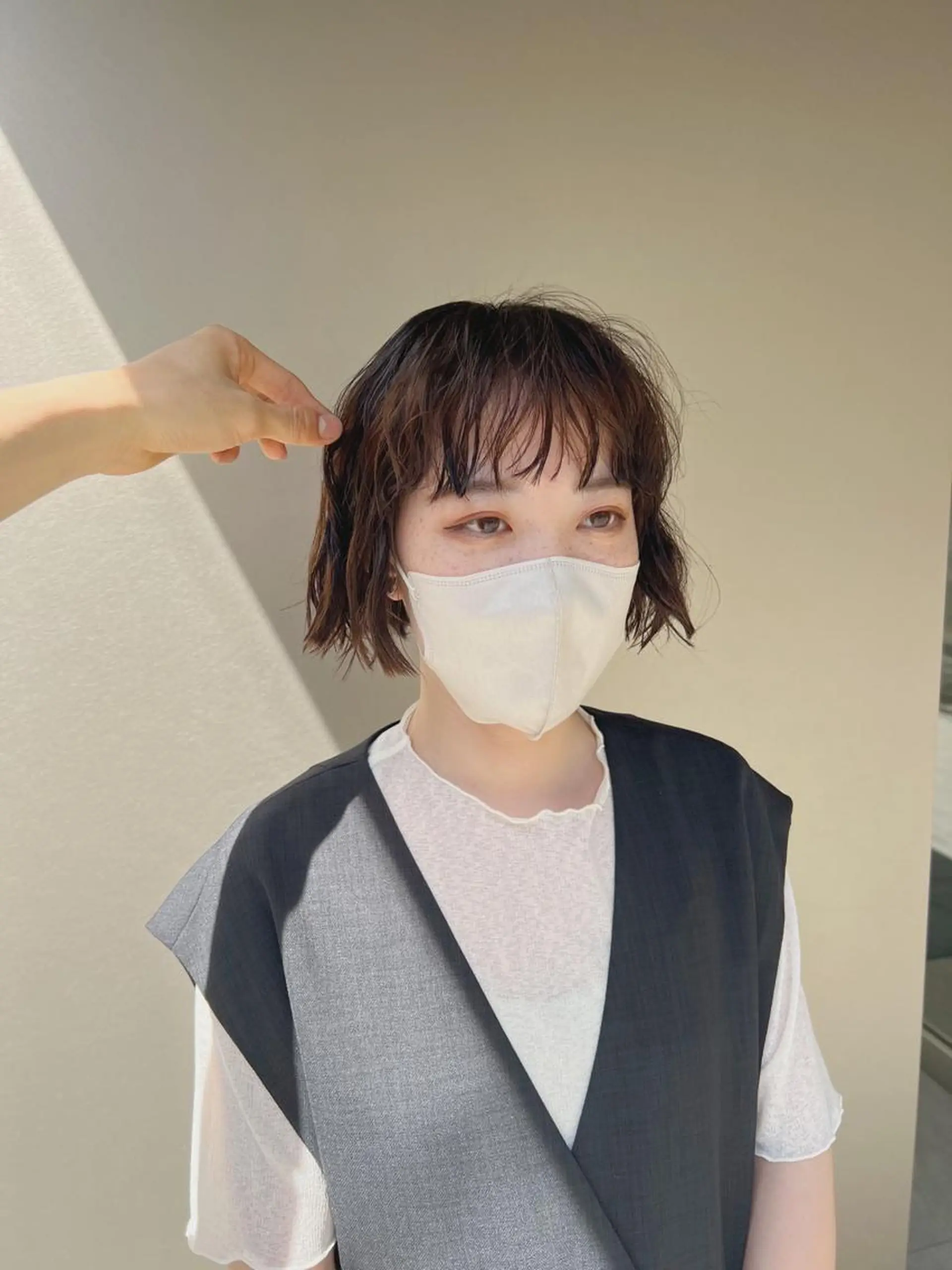 パーマ ボブパーマコテ巻き風 パーマNo1深江秀平のヘアスタイル