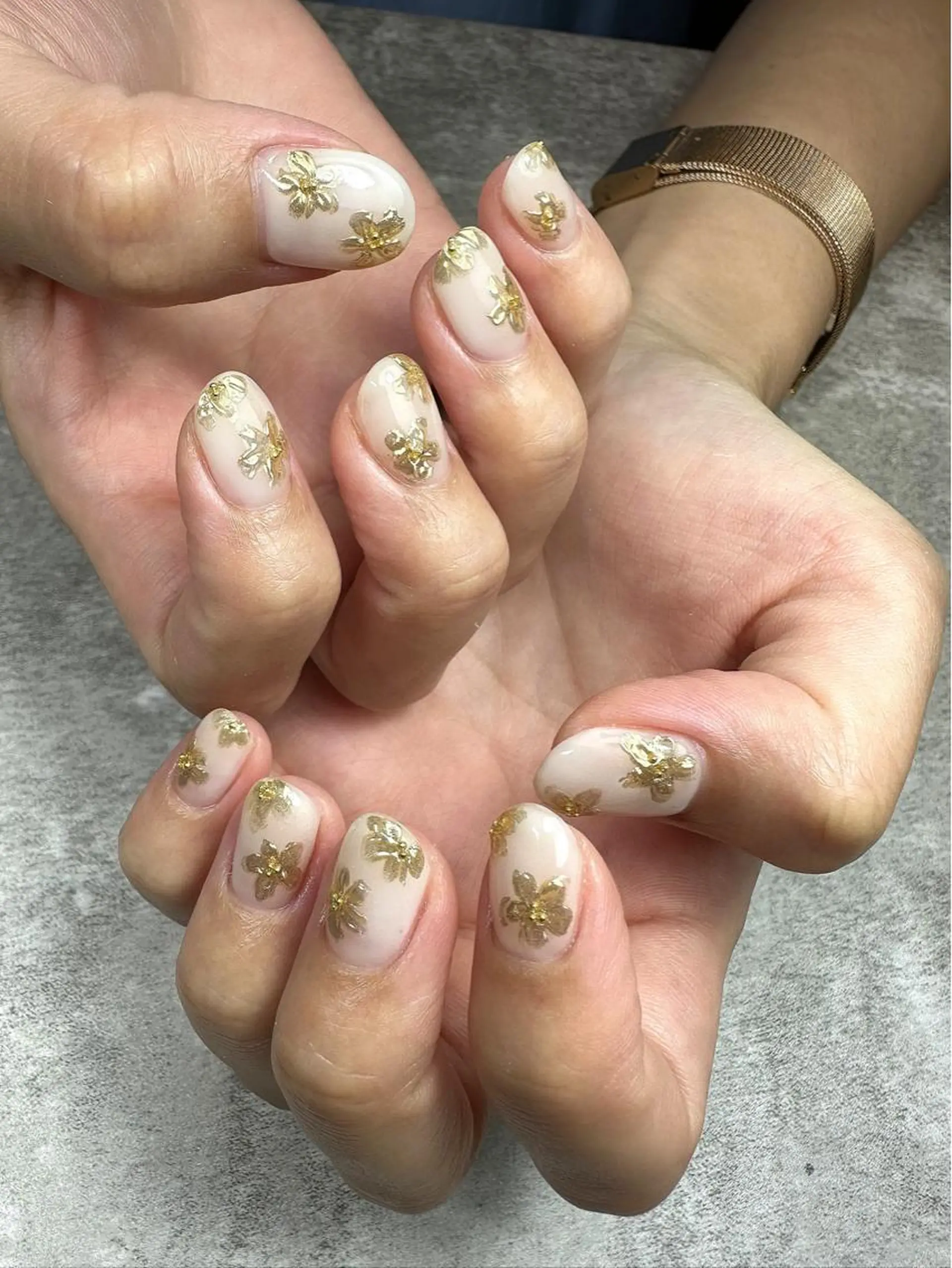 ネイル フラワーネイル 春ネイル ハンドネイル nail campのネイルデザイン