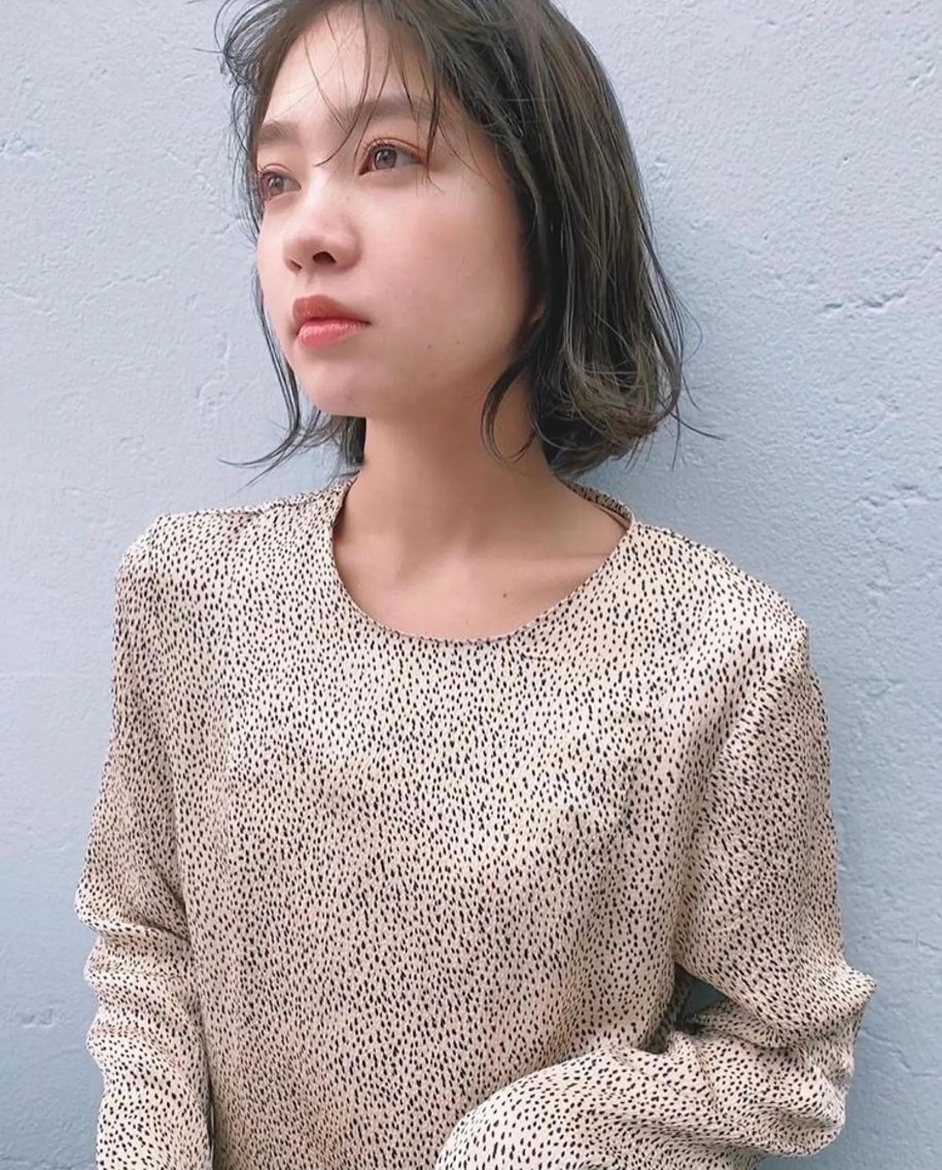 ミディアム カラー 渋谷/韓国風 西原直樹のヘアスタイル