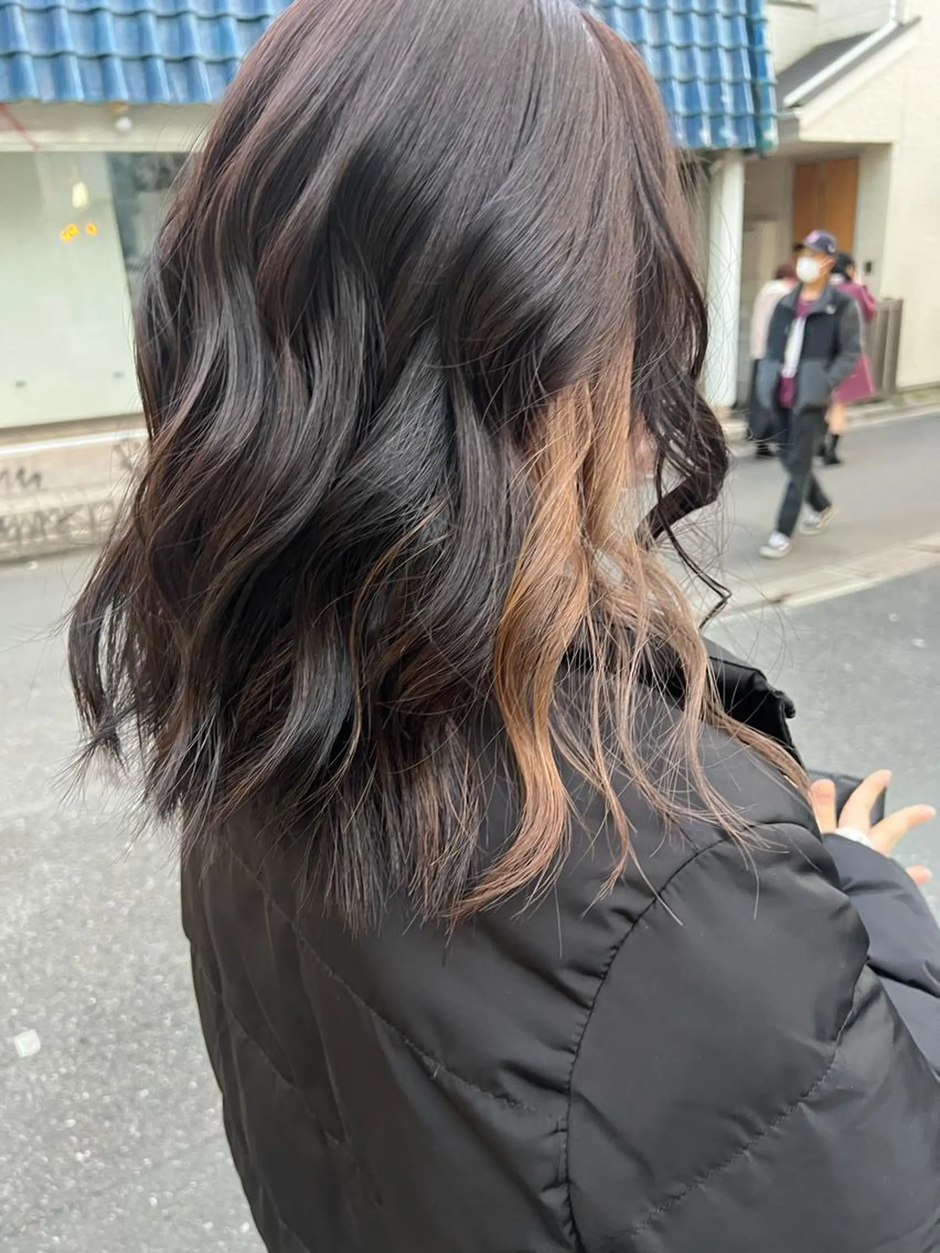 ミディアム カラー ヘアアレンジ ヘアカラー トリートメント ヘッドスパ ヘアセット 🌈インナーカラー ‘ショウマ’🌈のヘアスタイル