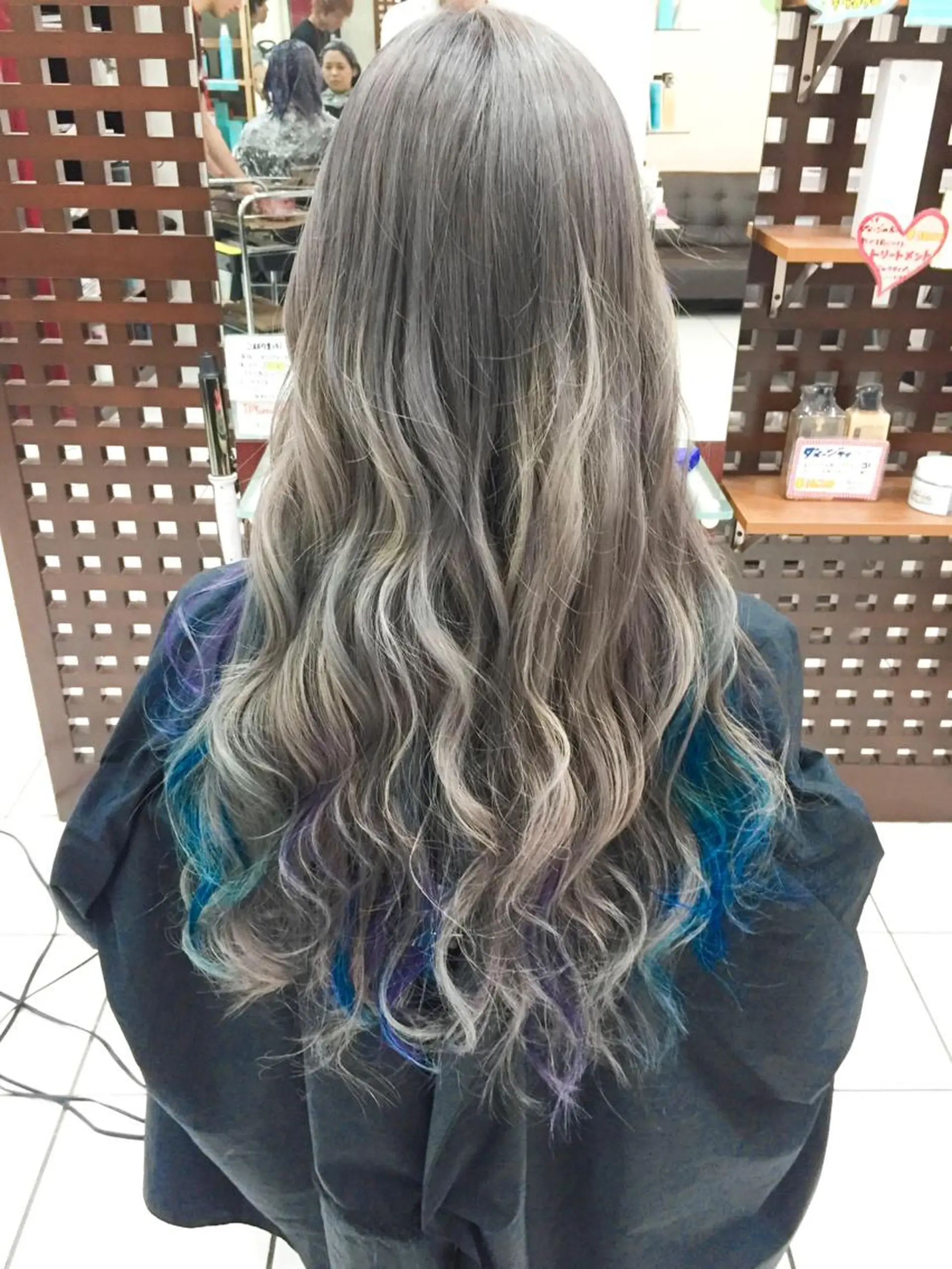 ロング カラー モテ髪透明感❤️ デイズヘアカラーのヘアスタイル