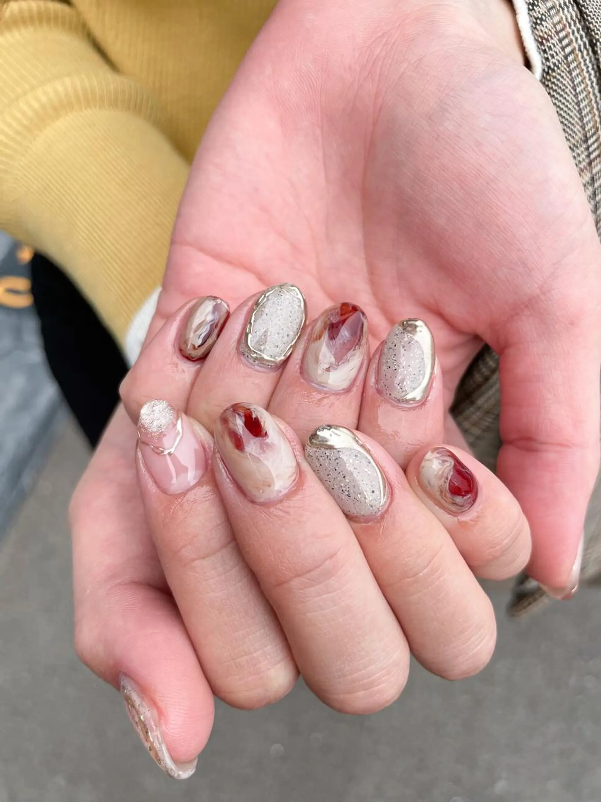 ネイル ニュアンスネイル atelier elsol.のネイルデザイン