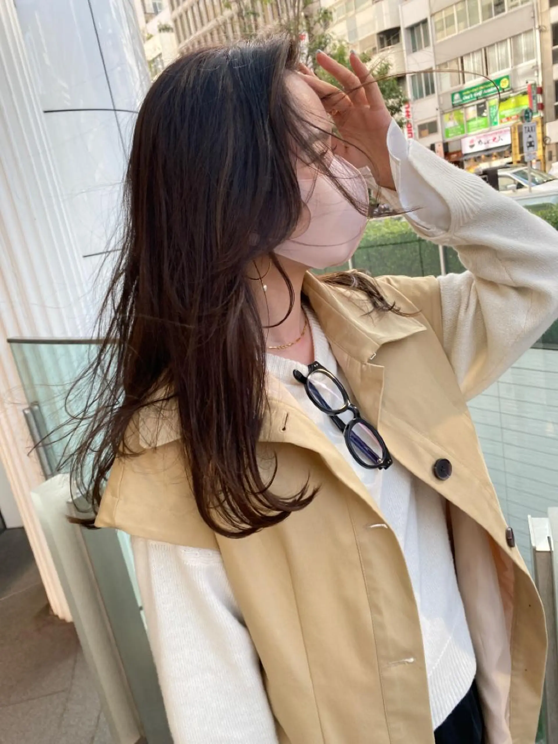 ロング ヘアカラー トリートメント Lolonois梅田 スタッフのヘアスタイル