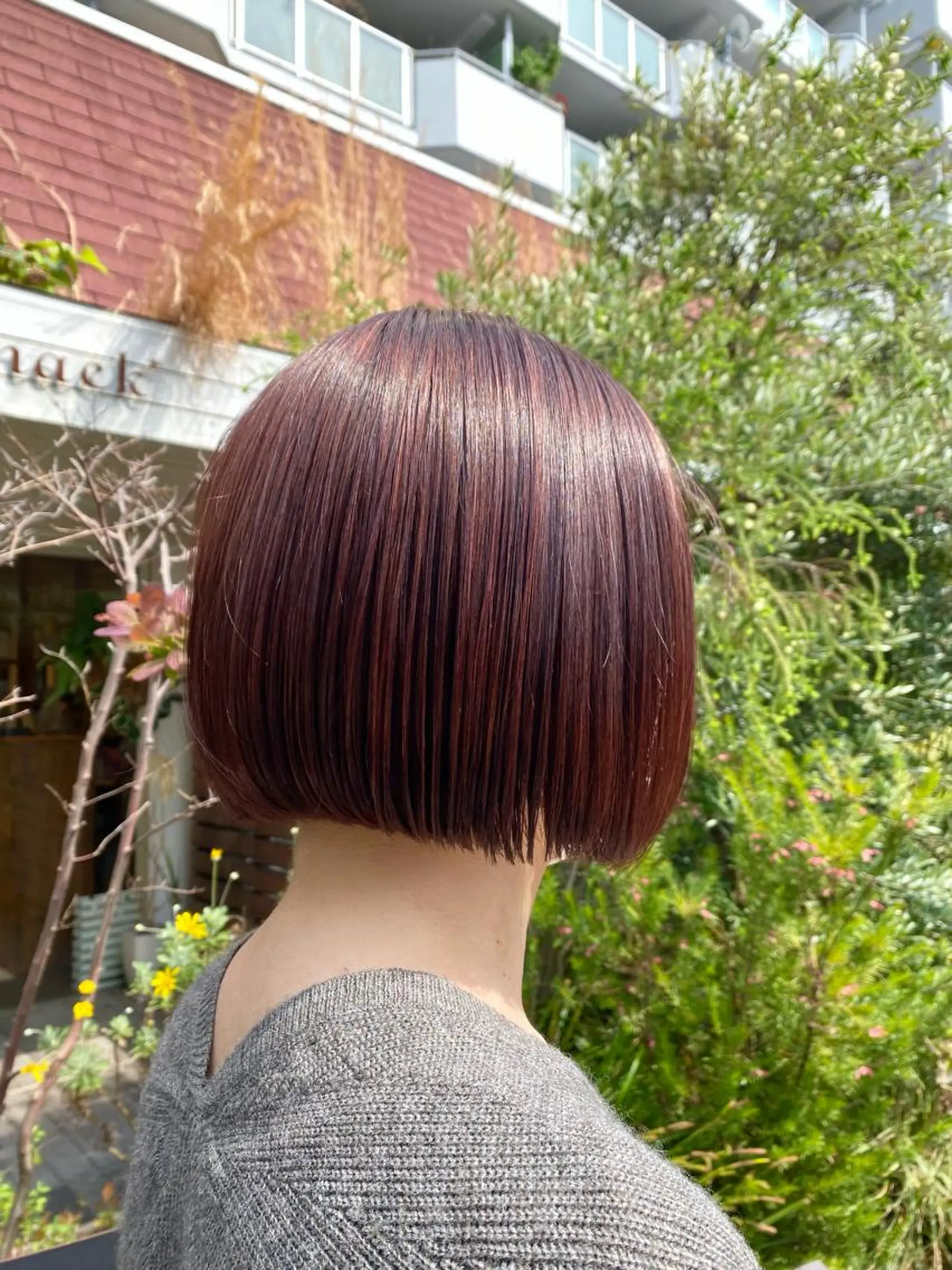 ショート カラー ヘアアレンジ BELLA阿部野 TOMOMIのヘアスタイル