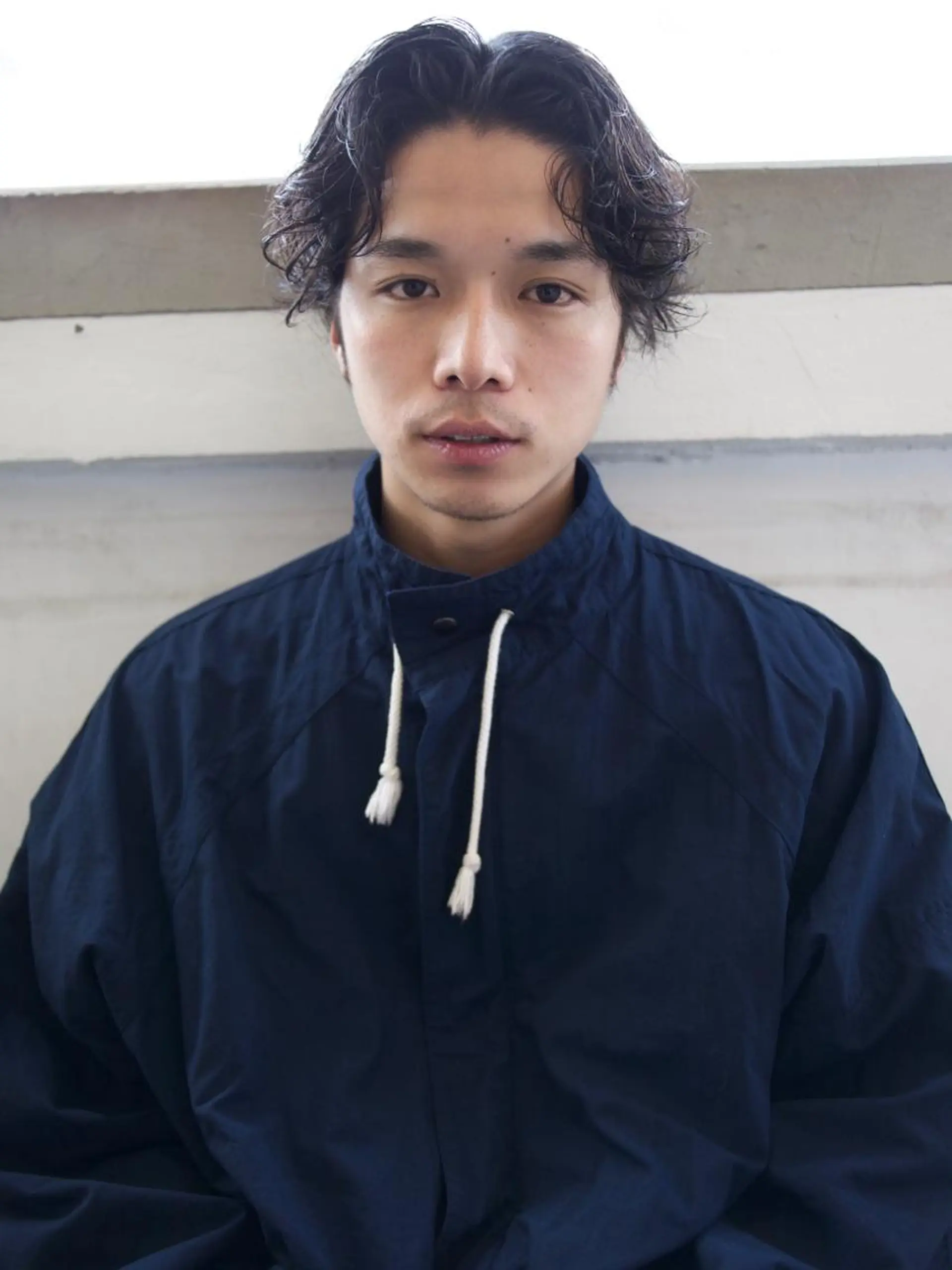 メンズ センターパート カット パーマ トリートメント 渋谷メンズカット/ 工藤靖也のヘアスタイル