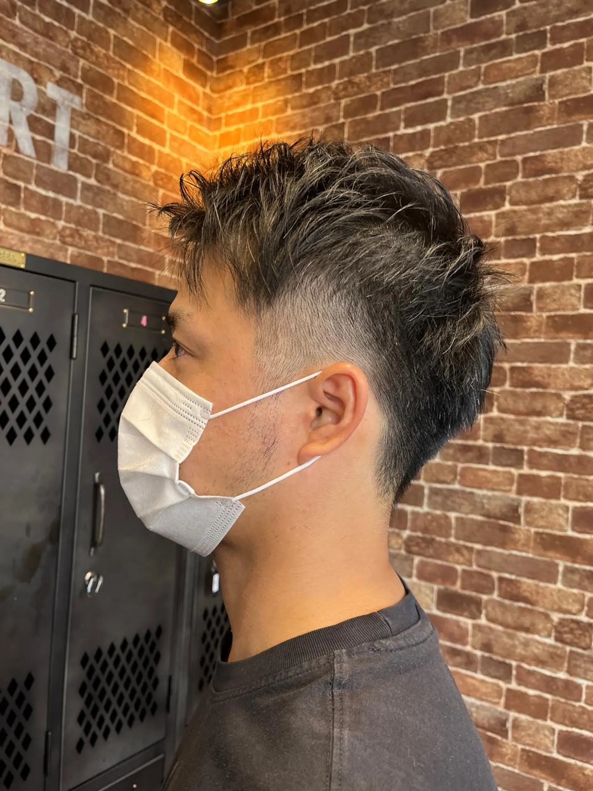 ショート カラー パーマ ヘアアレンジ メンズ キッズ ネイル マツエク・マツパ アイブロウ メンズハイライト メンズパーマ ブラウンカラー ケアカラー 透明感カラー 久木原 ゆりのヘアスタイル