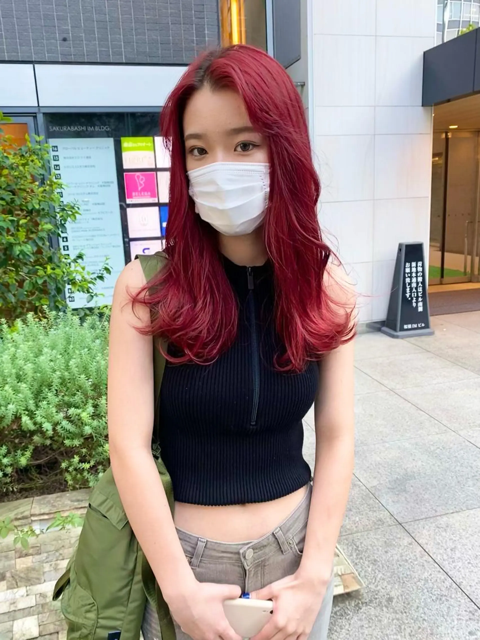 ロング デザインカラー/ボブ ブリーチカラー/ユリのヘアスタイル