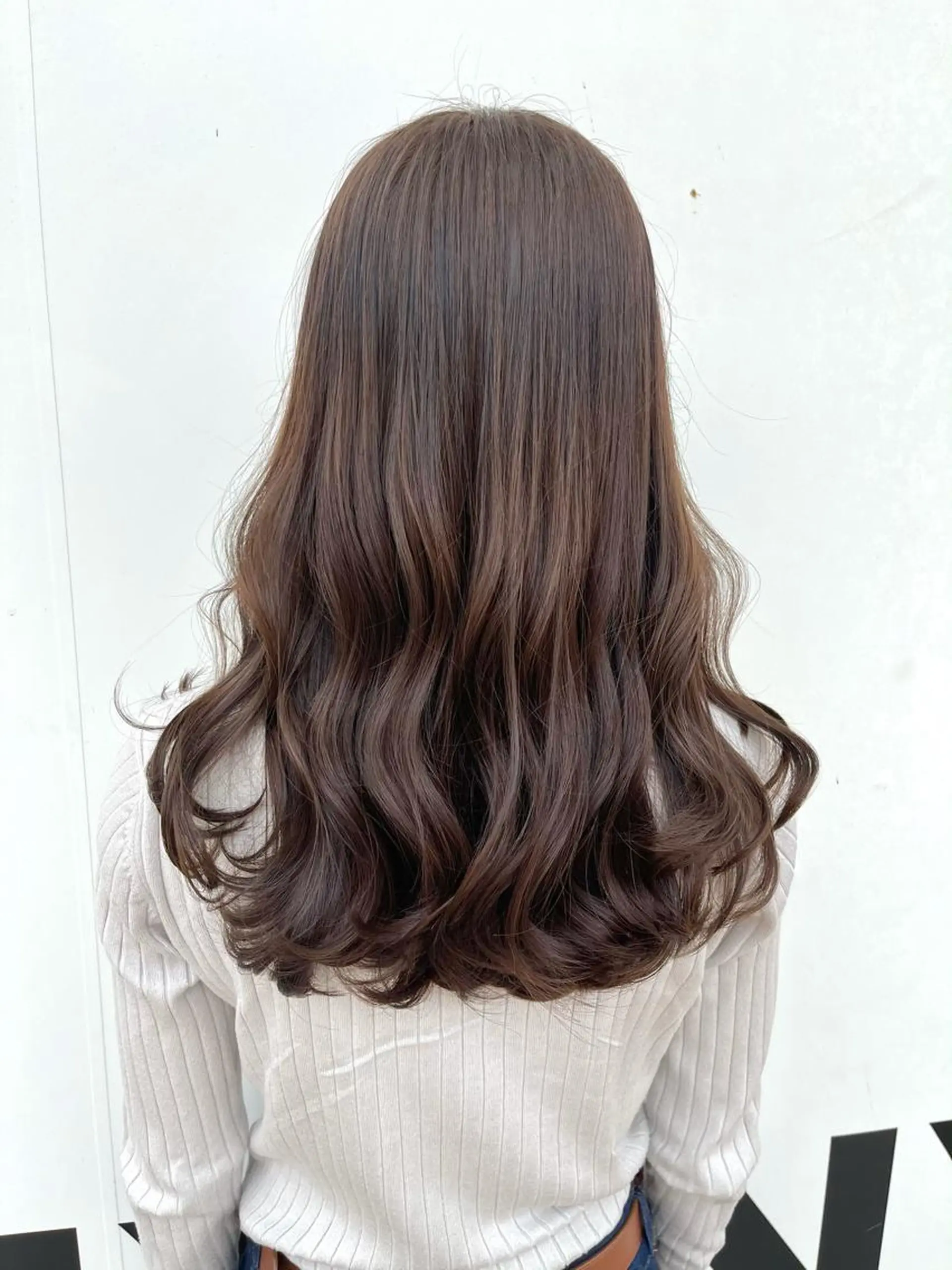 セミロング カラー 𖧷 ⁺. 大人ヘア Yui 𓂃𓈒𓏸のヘアスタイル