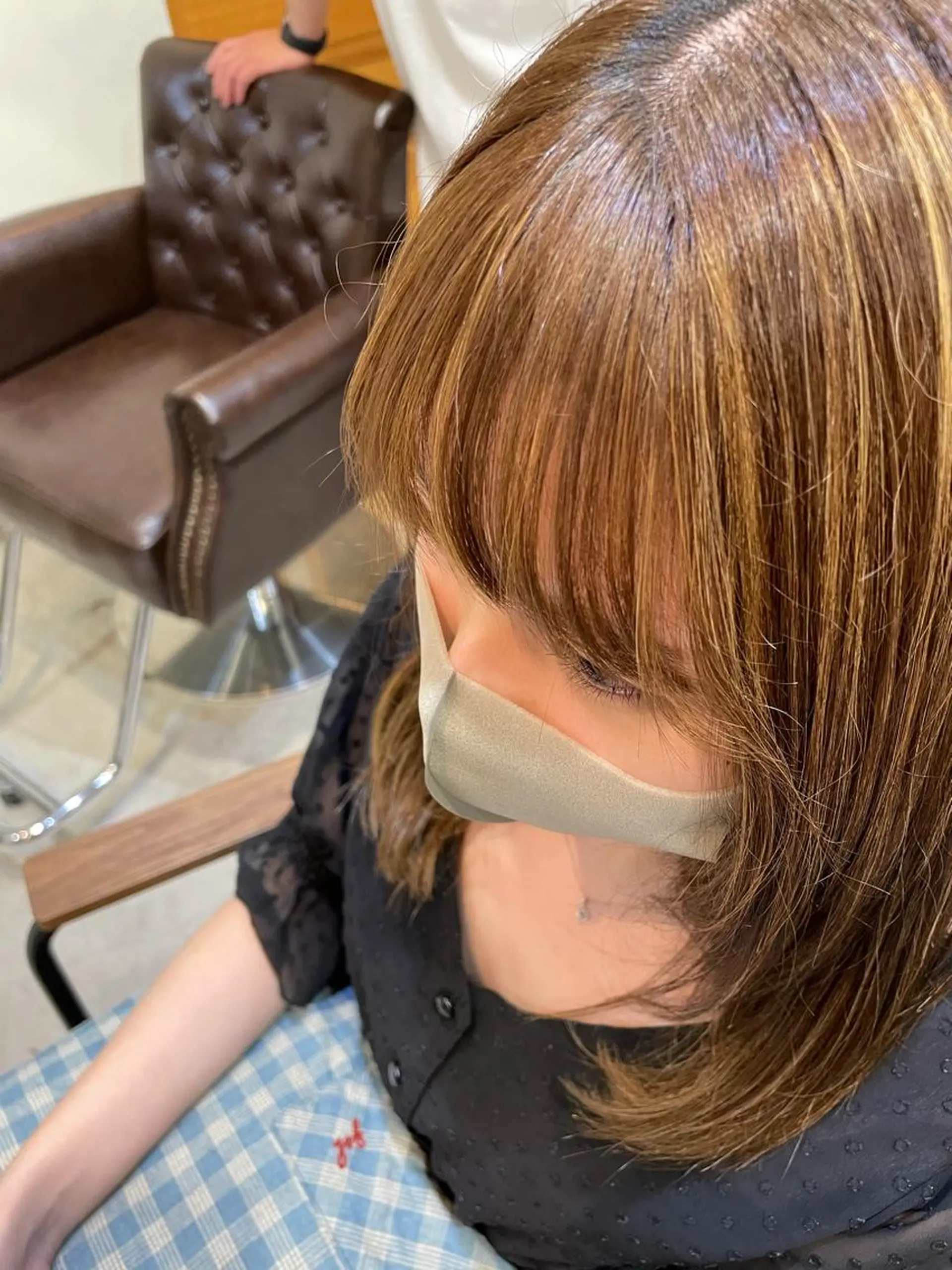 ショート パーマ ヘアアレンジ REONA🪽✨薬院 レイヤーカット🫧のヘアスタイル