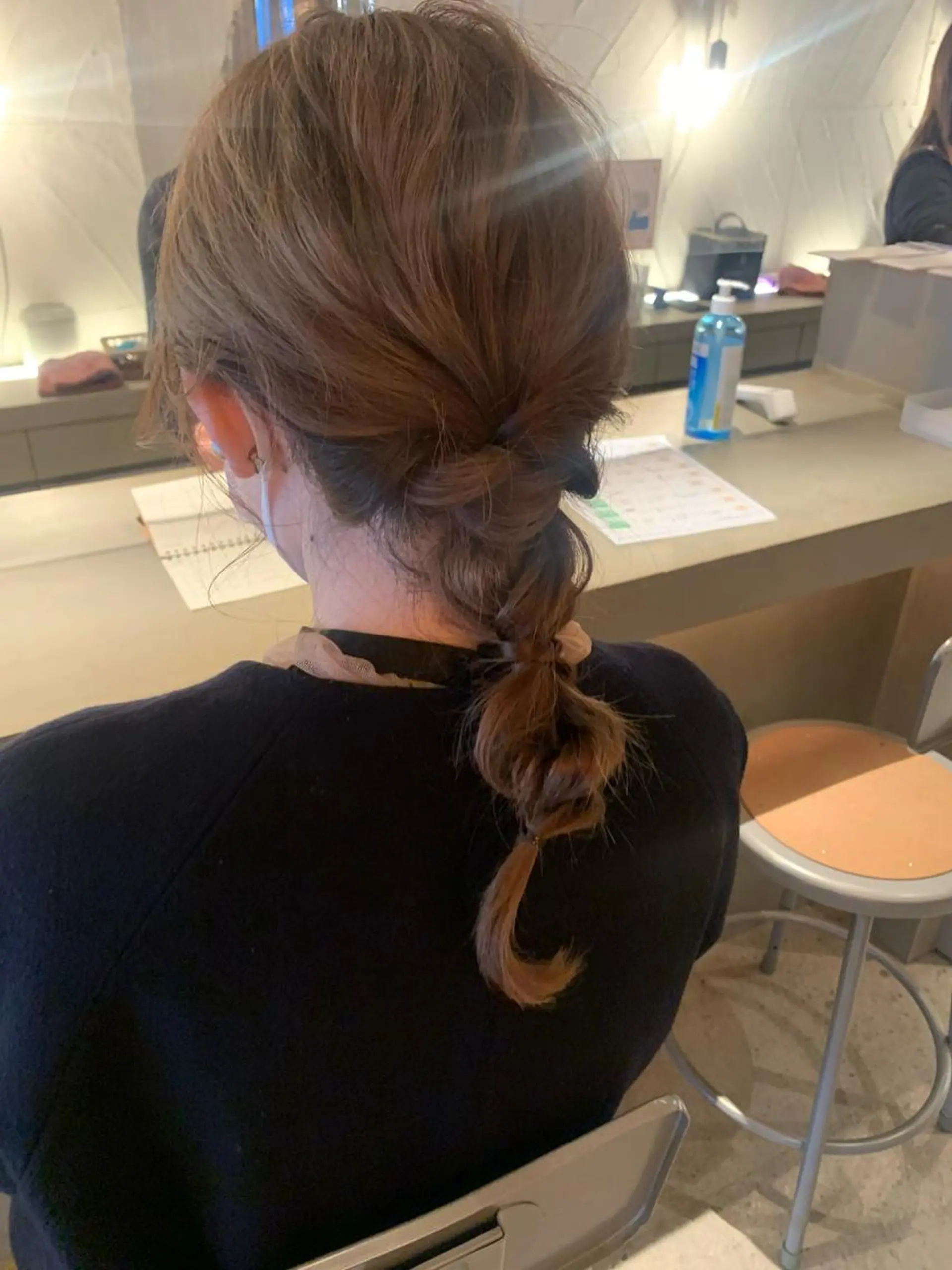 セミロング ヘアセット ブリーチ/アレンジ 天満/chihiroのヘアスタイル