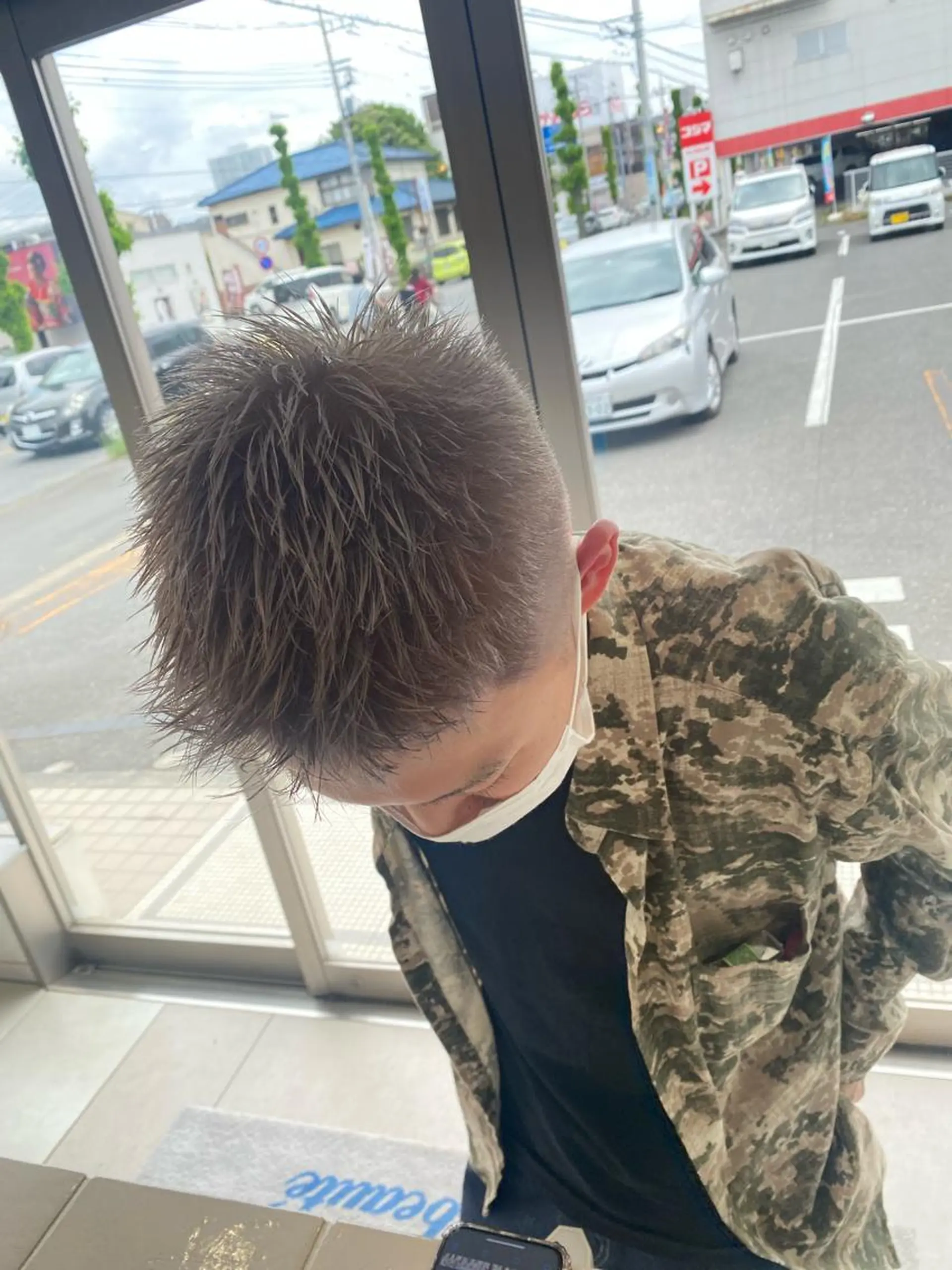 カラー メンズ 吹田 駿 髪質改善縮毛矯正のヘアスタイル