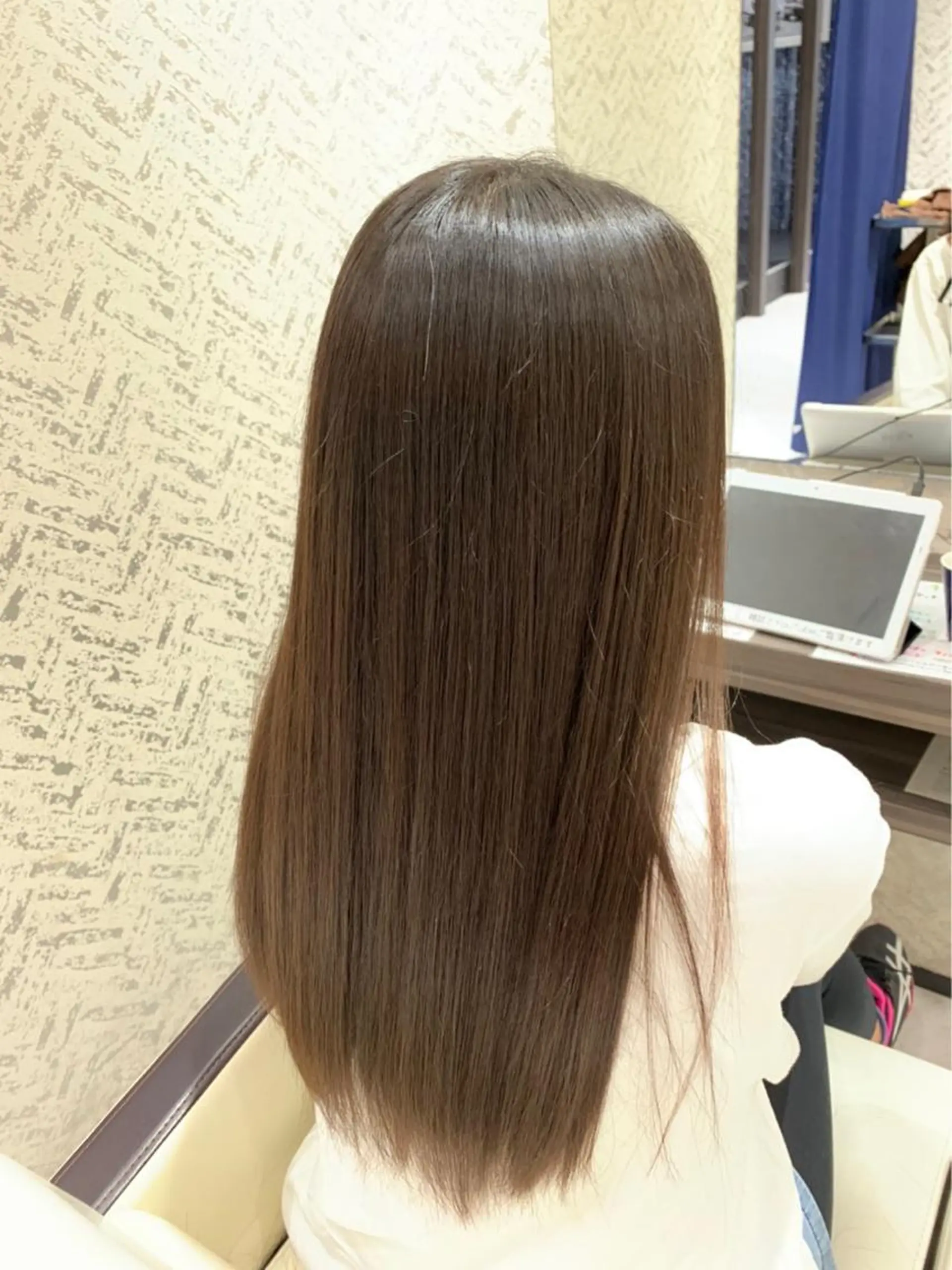 ロング カット 縮毛矯正 トリートメント 宇田川 大輝のヘアスタイル