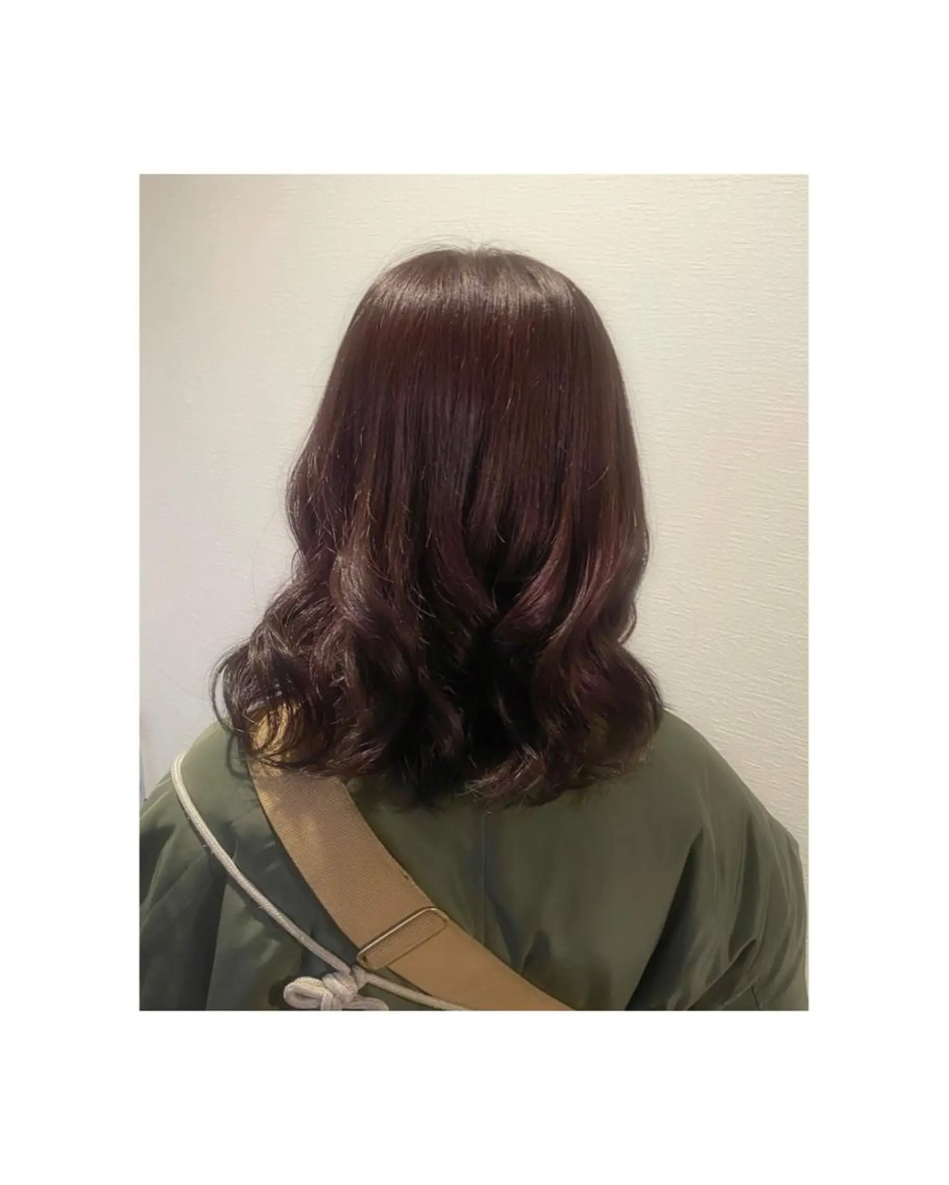 ミディアム カラー パーマ ヘアアレンジ 🎀レイヤーカット/ 艶カラー/ﾕｶ🎀のヘアスタイル