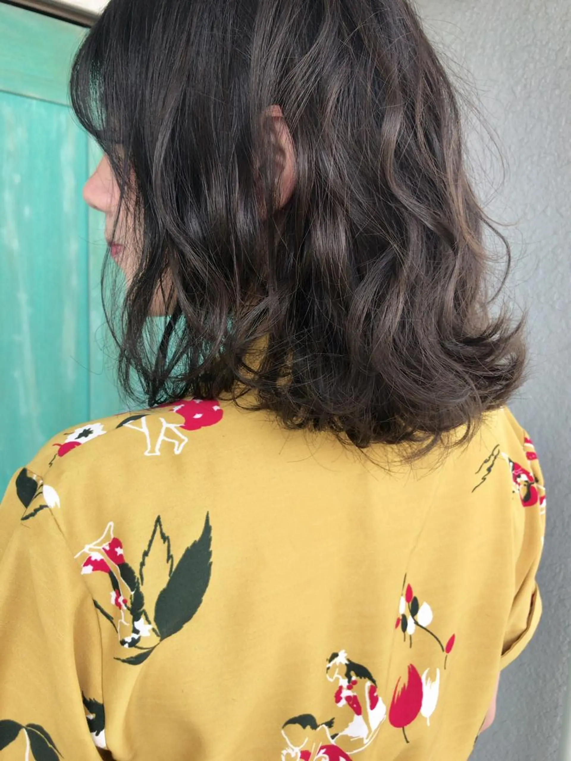 ミディアム カラー レイヤーカット匠 イソザキノリユキのヘアスタイル