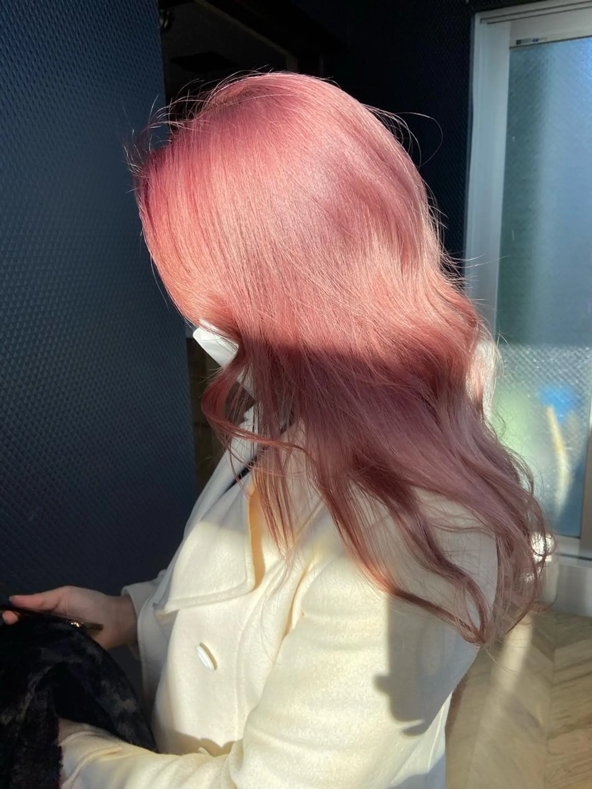 ロング カラー ヘアカラー トリートメント 髪質改善カラー✨質感 ショート✨石山航のヘアスタイル