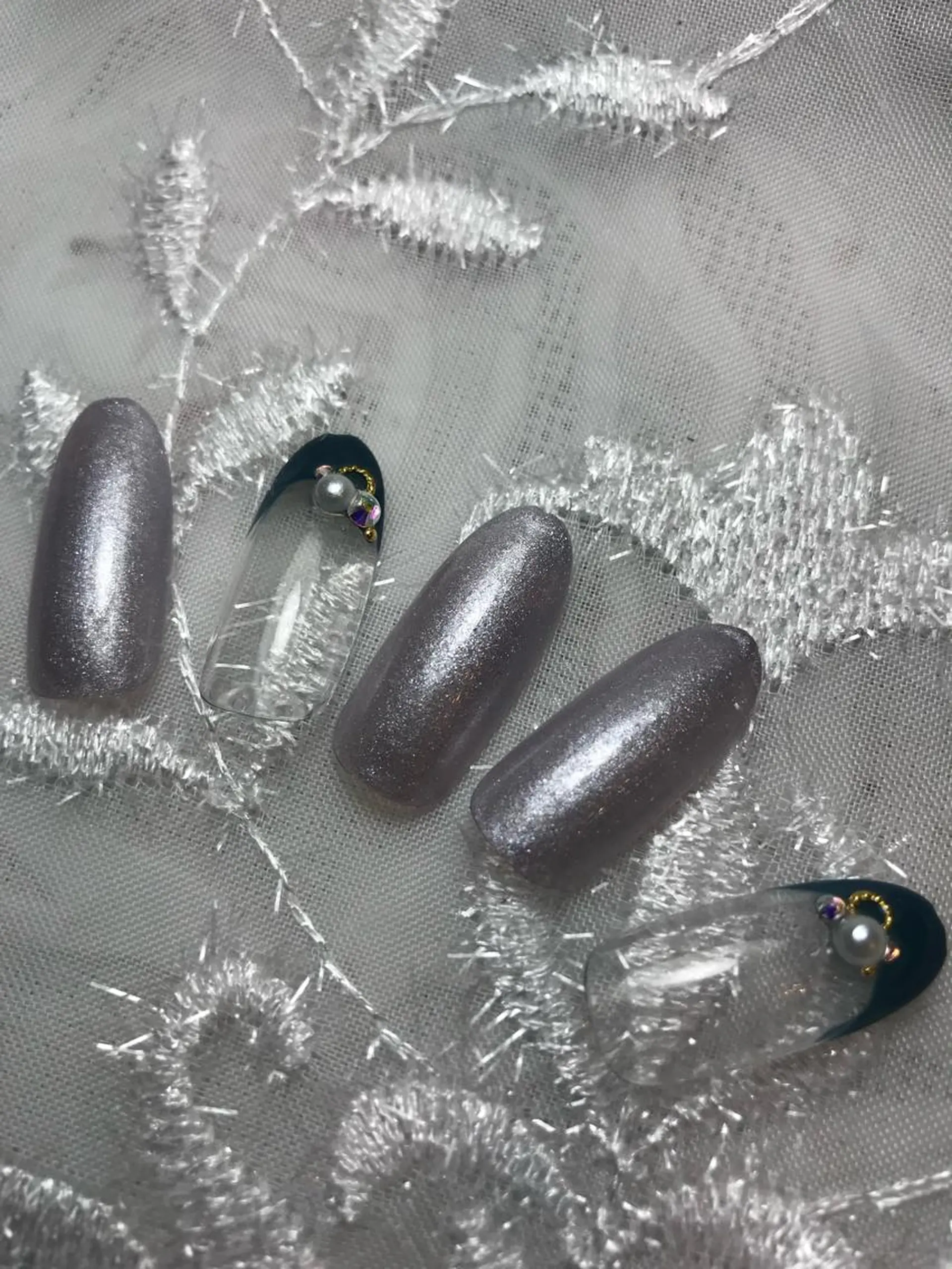 ミディアム ネイル AileD'ange所属・M, masakiのネイルデザイン