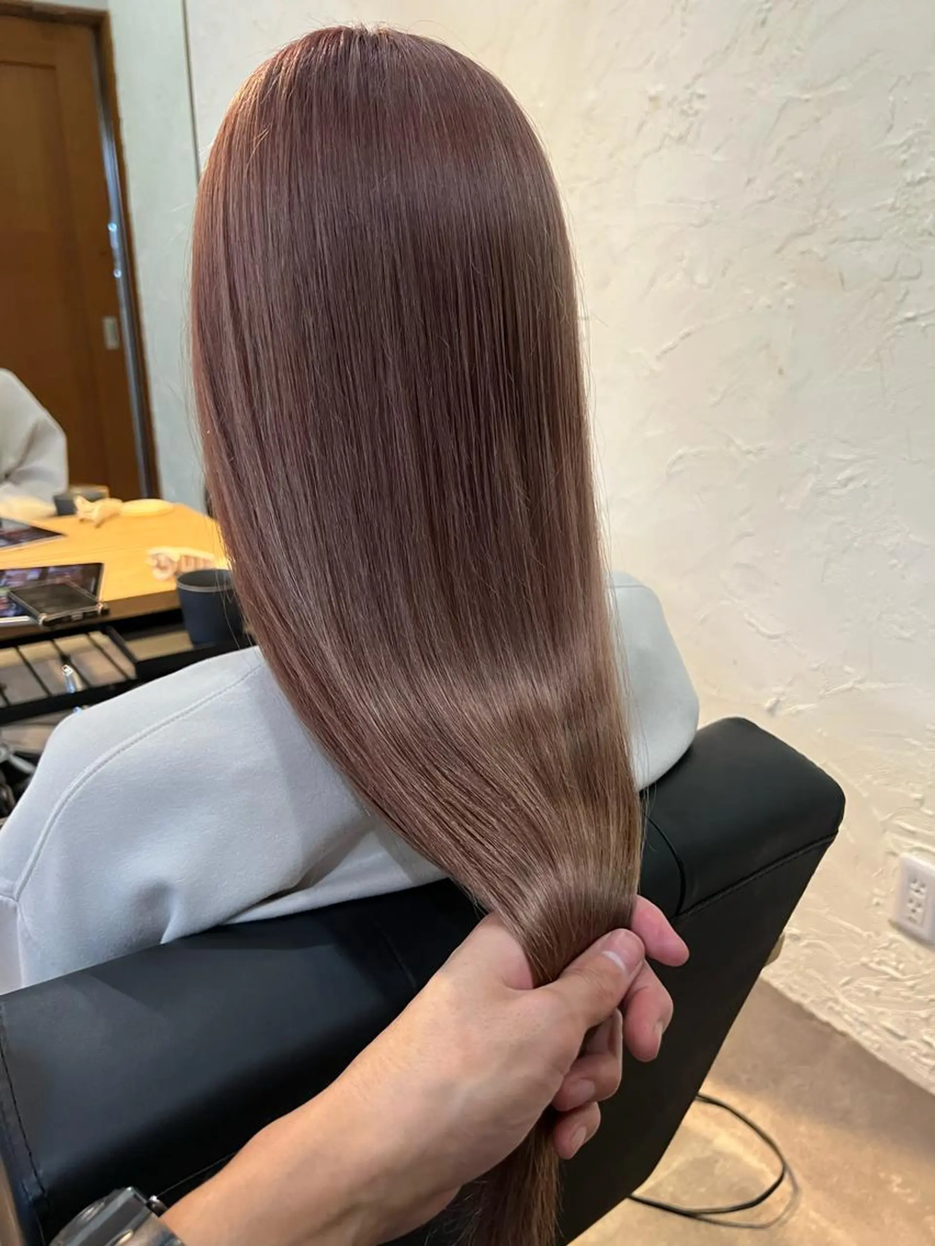 ロング トリートメント 𝑭𝒖𝒌𝒂🩶 モテ髪×透明感カラーのヘアスタイル