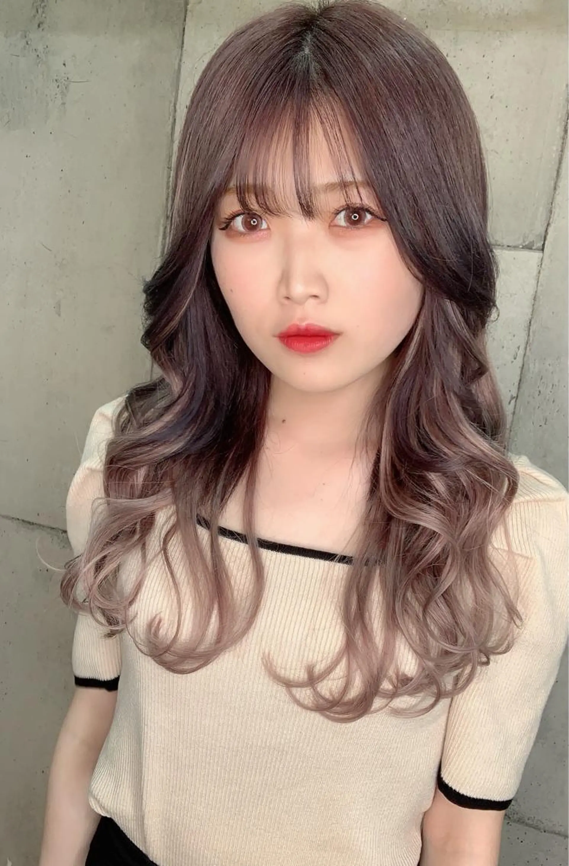 セミロング ヘアアレンジ シールエクステ エクステ Mikuri 【Little】のヘアスタイル