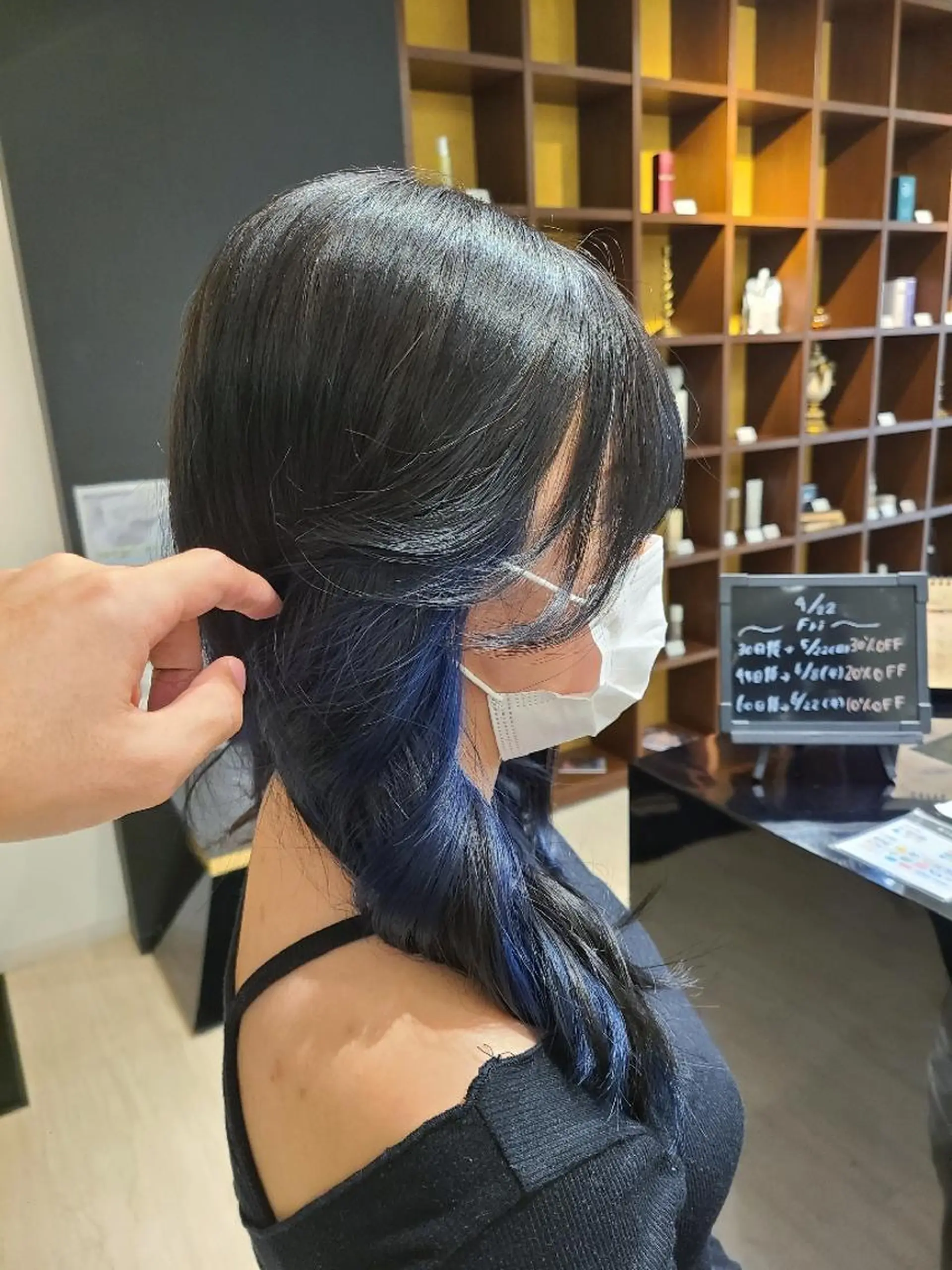 セミロング カラー 木村 直哉のヘアスタイル