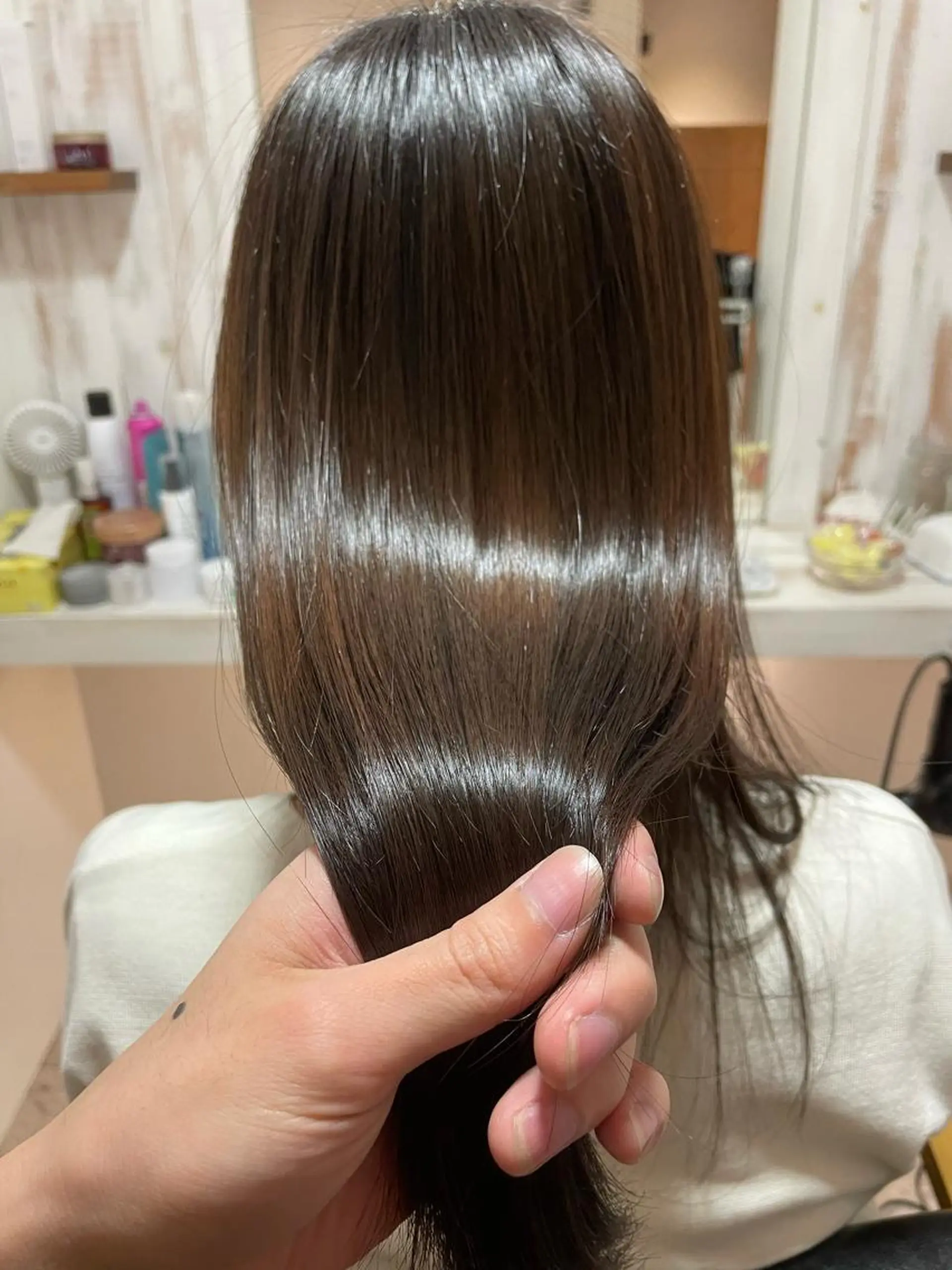 ミディアム Lei hair&relax所属・加留部 節のヘアスタイル