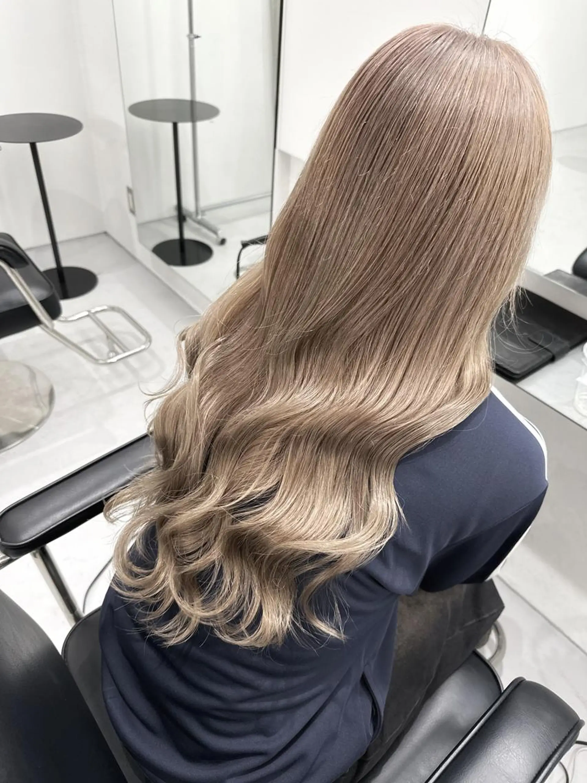 ロング ヘアカラー トリートメント ベージュカラー/ 新潟/万代/なお🎀のヘアスタイル