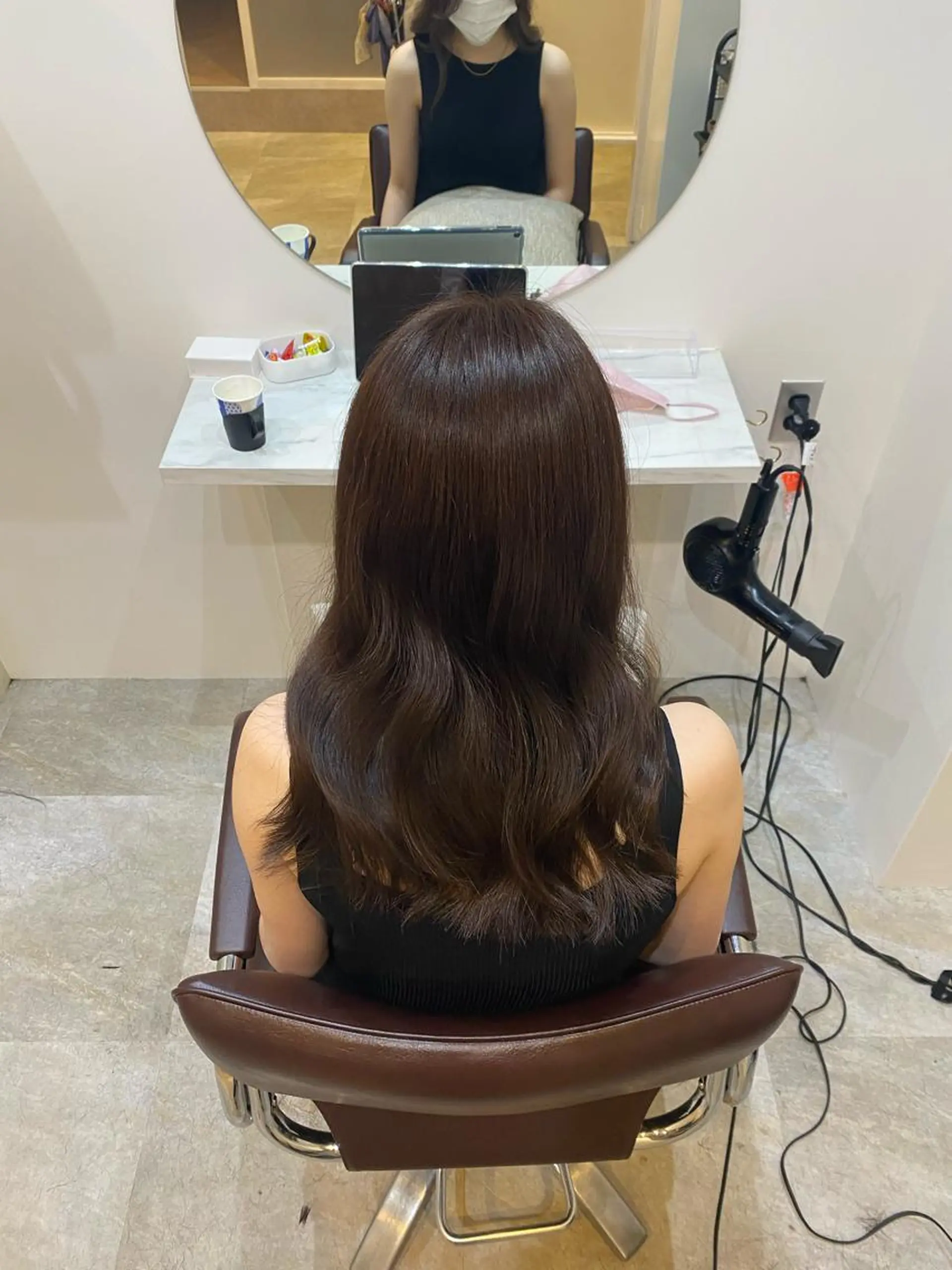 ロング カラー カット ヘアカラー トリートメント 【髪質改善　艶髪】 布川　莉穂のヘアスタイル