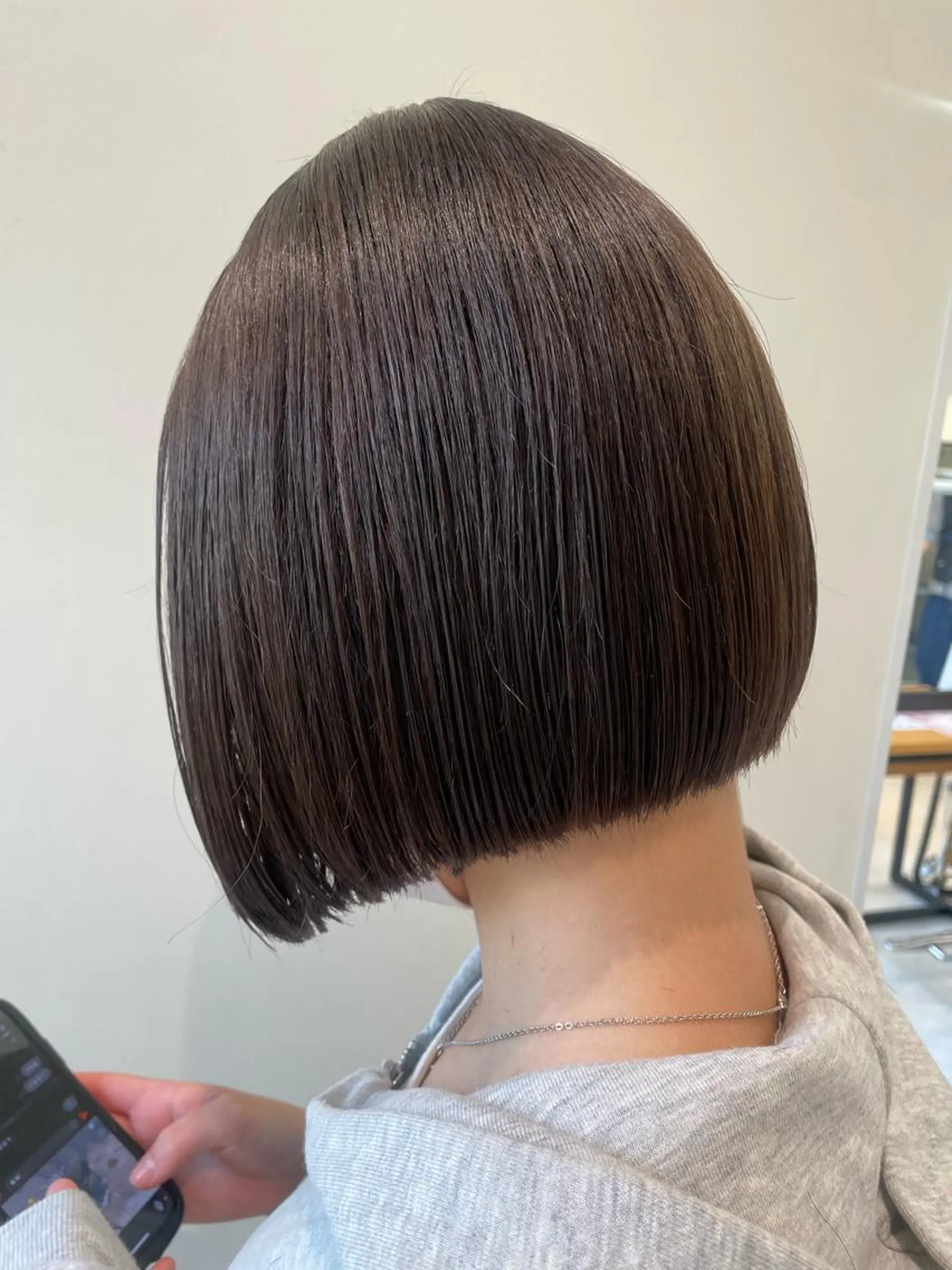 ショート ボブ ボブ/インナーカラー /眉毛/Miyuのヘアスタイル