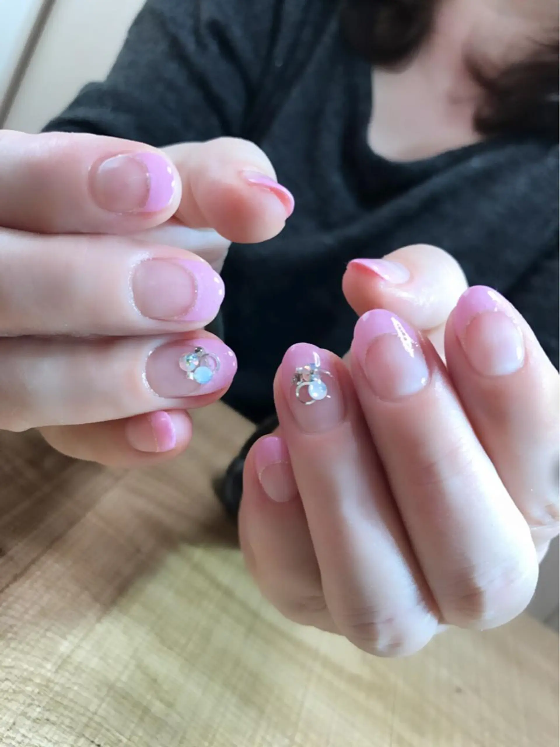 ネイル シンプルネイル ツメトマツゲ .のネイルデザイン