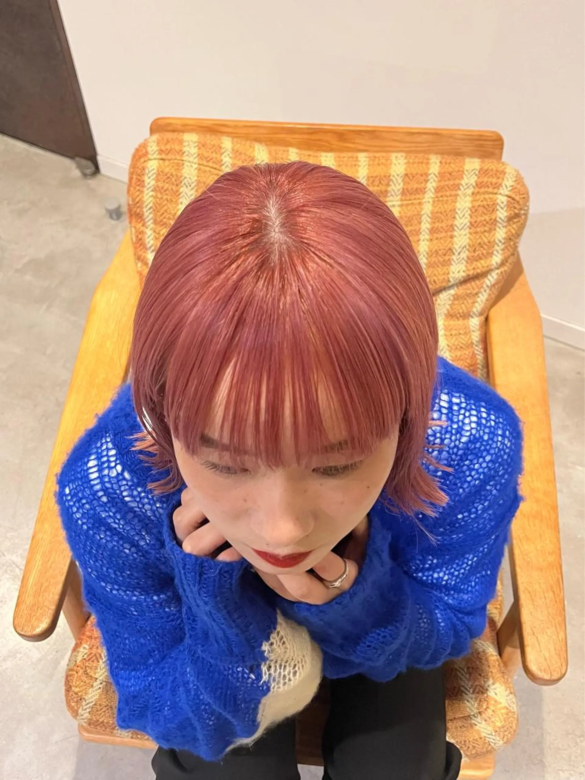 ショート カット ヘアカラー HOM chisaのヘアスタイル