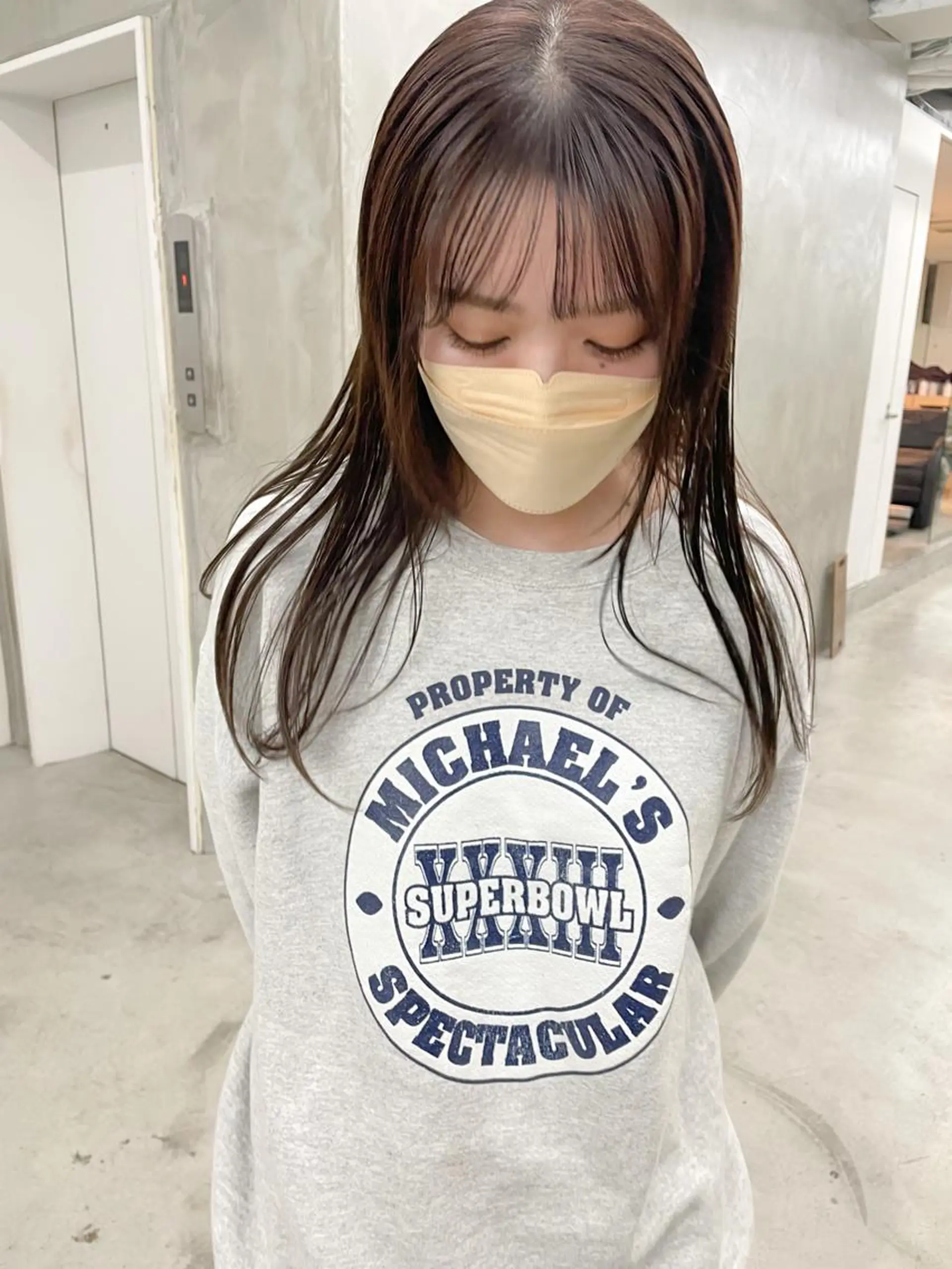 ロング カラー カット ヘアカラー トリートメント 似合わせ｜レイヤー 🪩yurikaのヘアスタイル