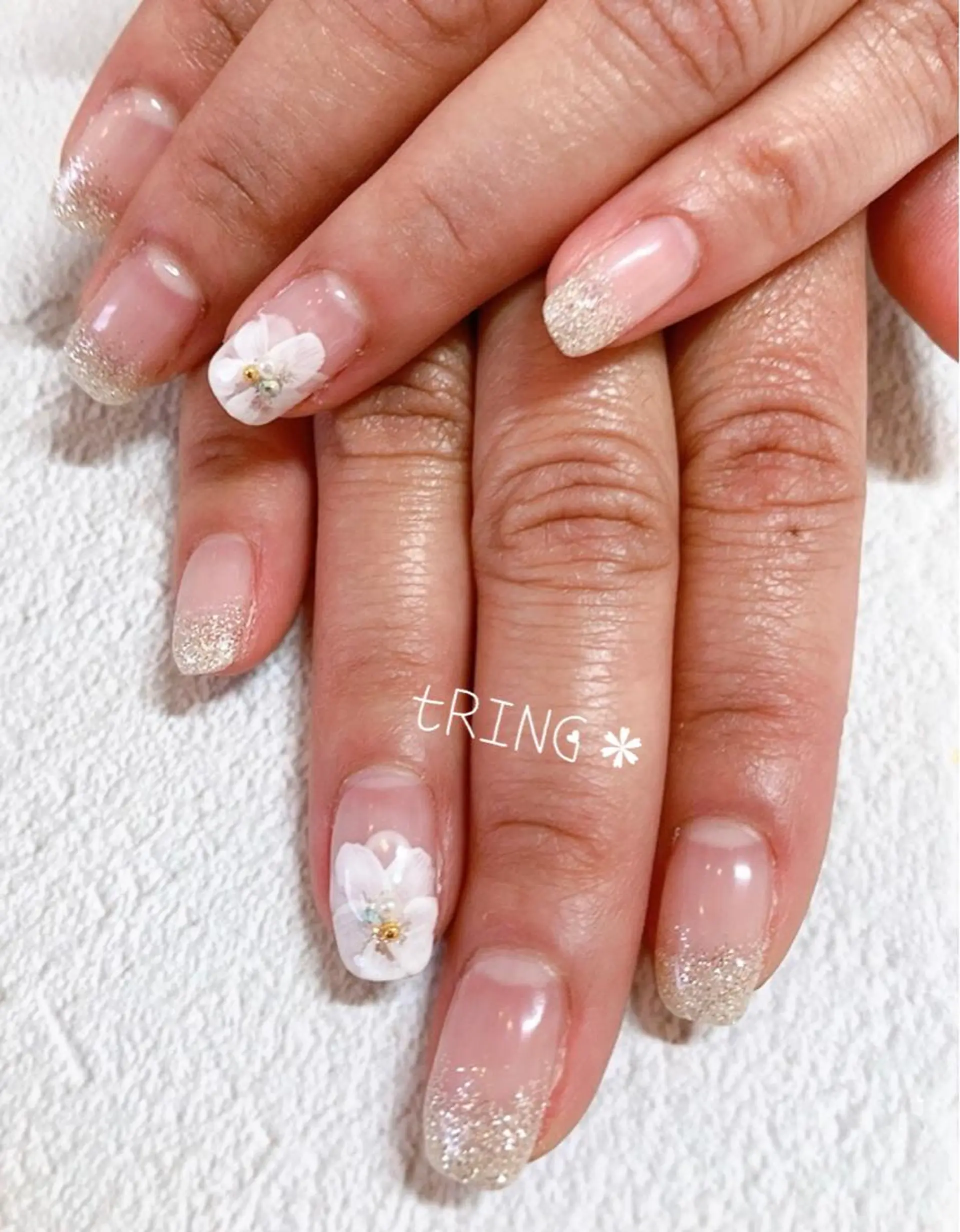 ネイル ハンドネイル tRING＊ しいの木台のネイルデザイン