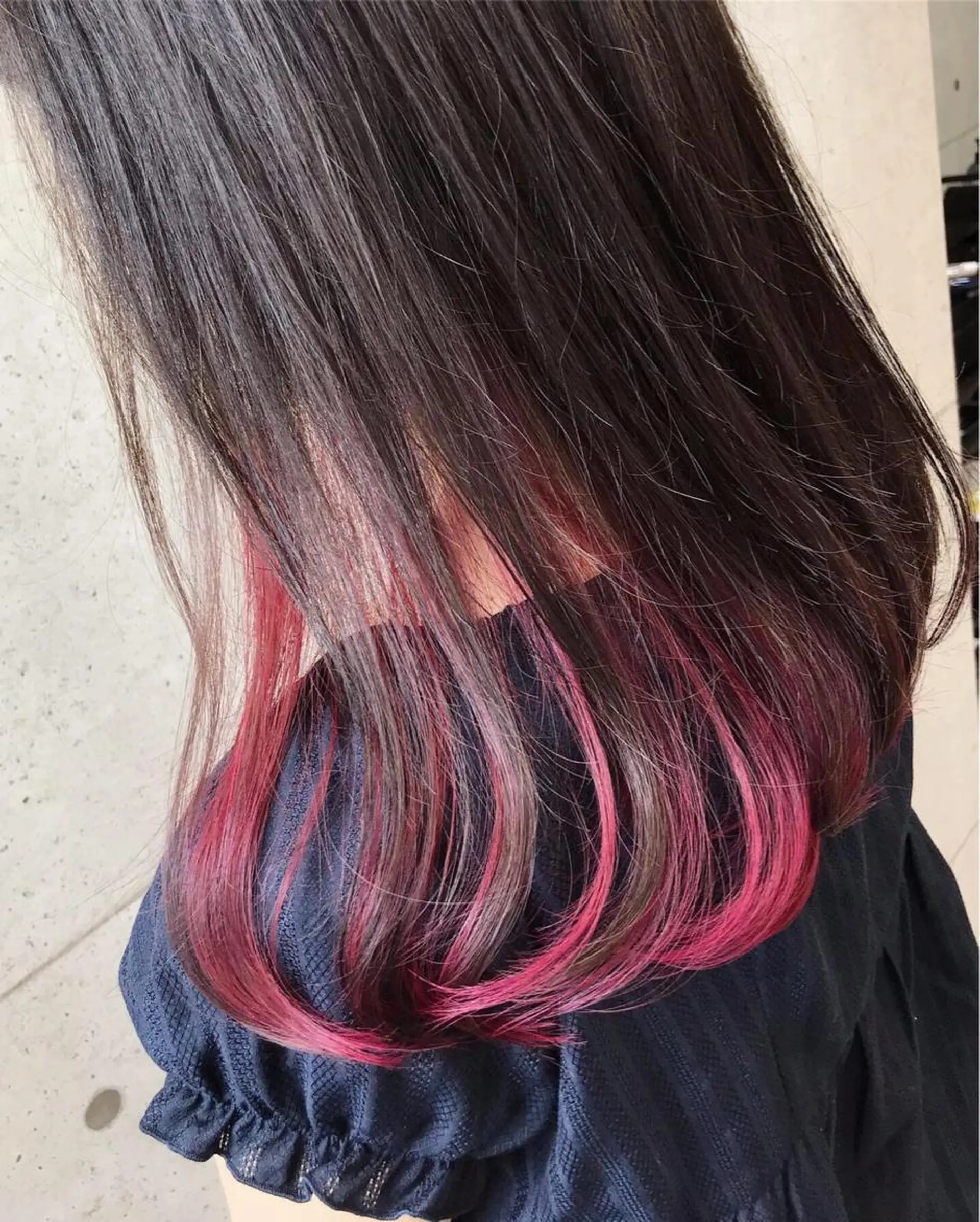 セミロング アッシュ 羽田 hadaのヘアスタイル