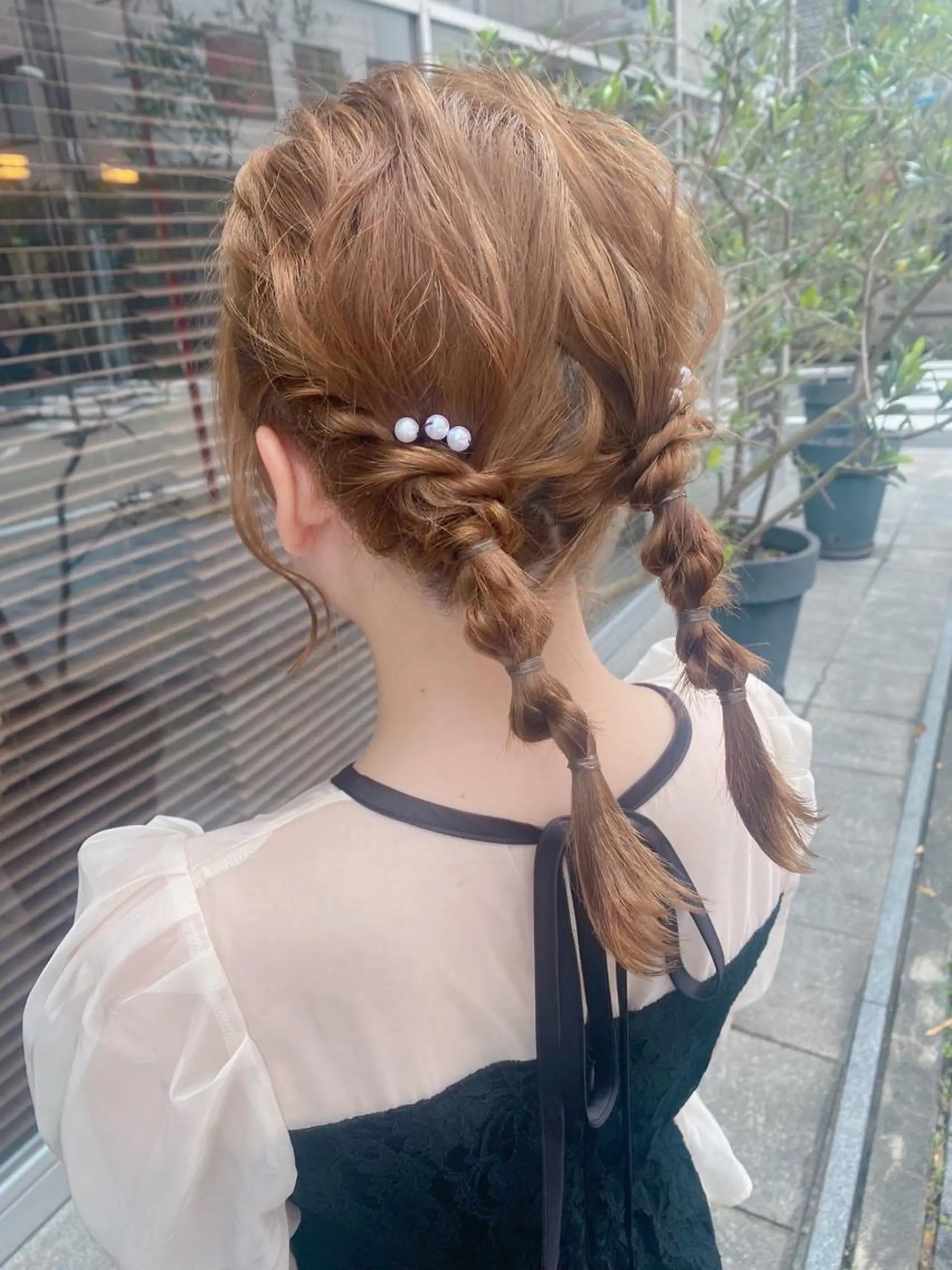 ヘアアレンジ maika /layer cutのヘアスタイル