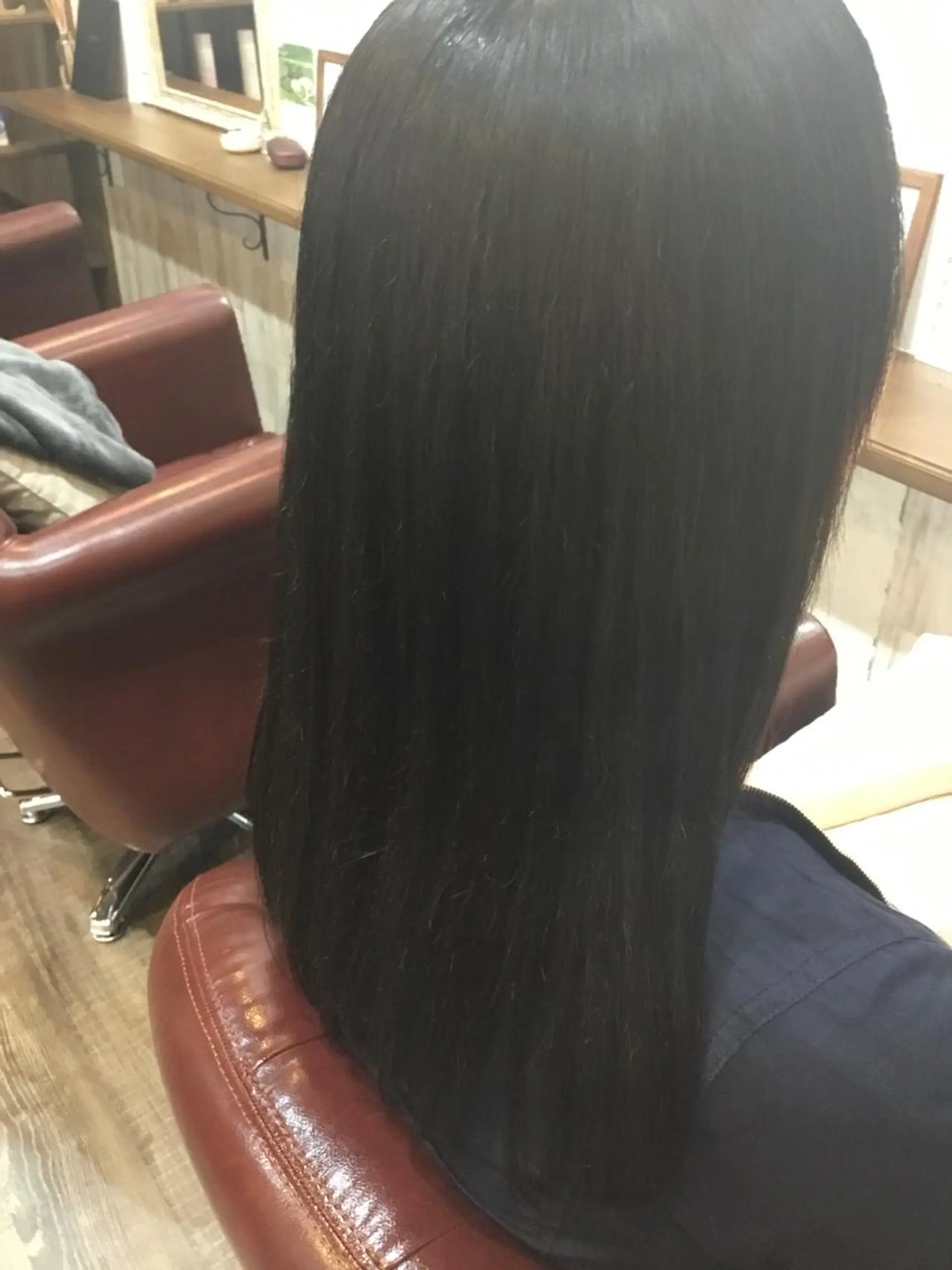 セミロング パーマ 金崎 新吾のヘアスタイル