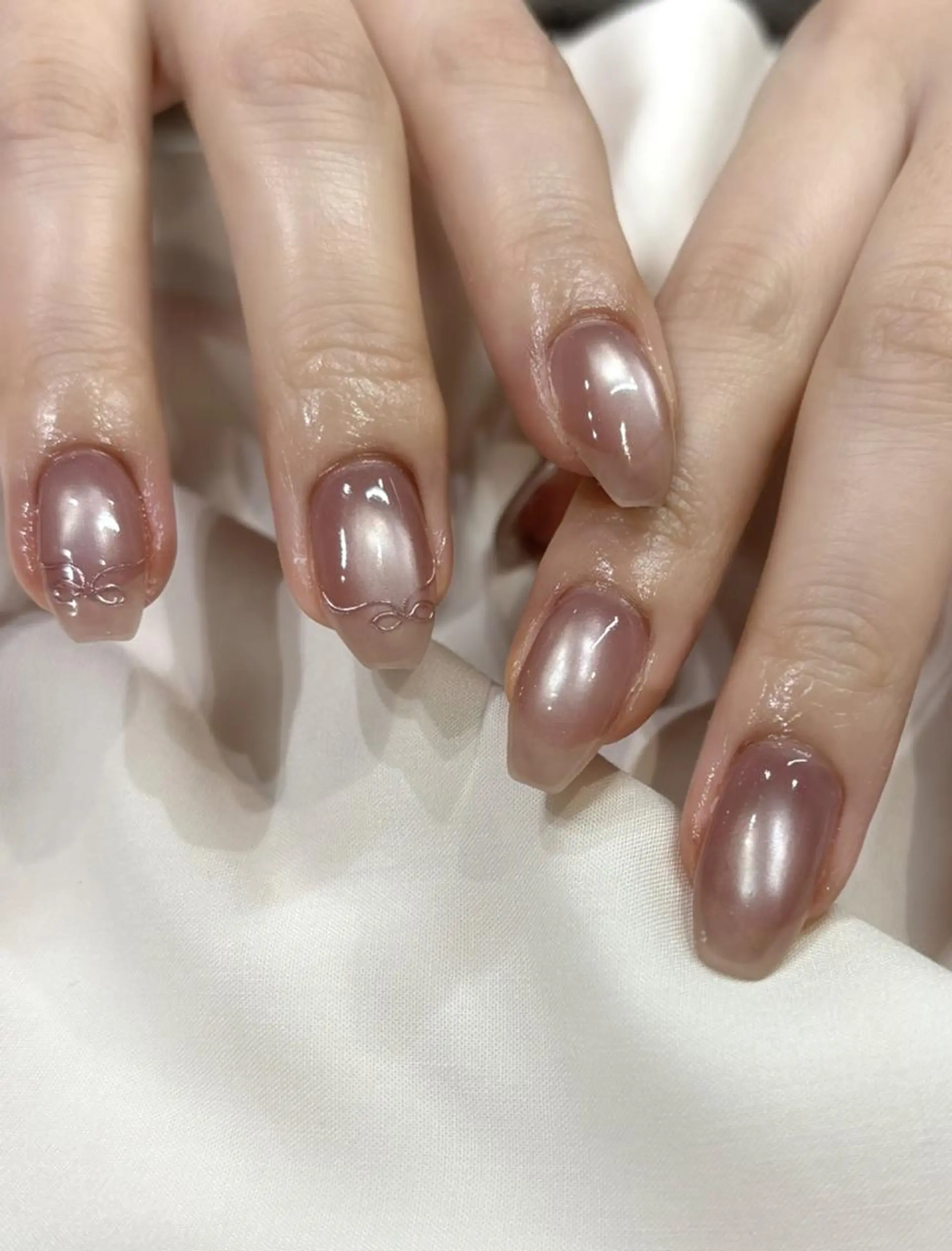 ネイル 新宿代々木/ちゅるん キレイめ/miriのネイルデザイン