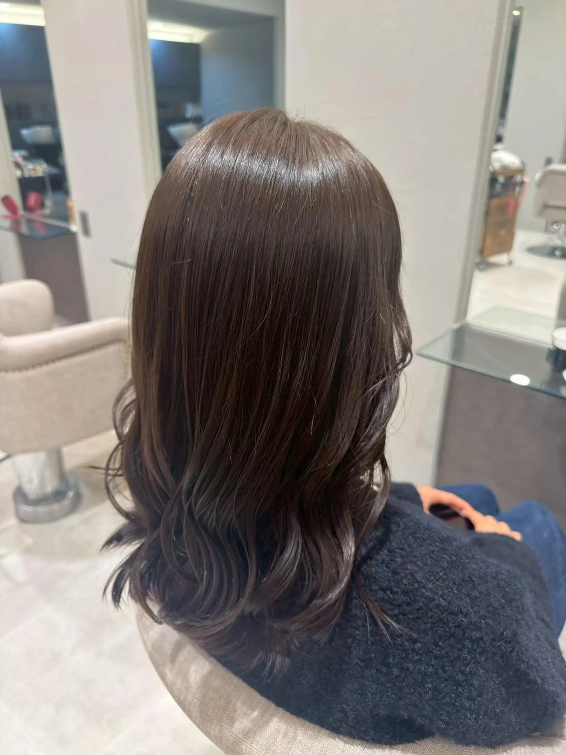 セミロング cnナカオ有松店 山本鷹亨のヘアスタイル