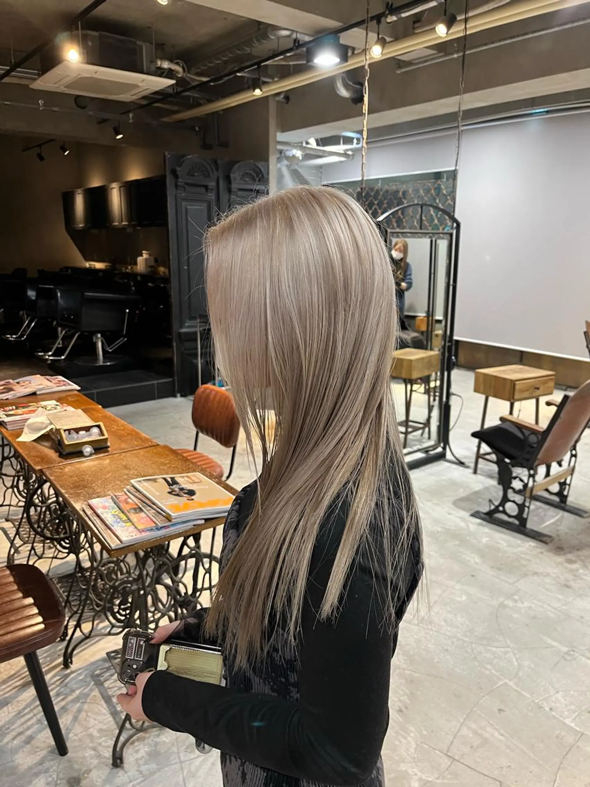 ロング カラー ベージュカラー ホワイトベージュ カット ヘアカラー トリートメント ✨メンズスタイル✨ Daiのヘアスタイル